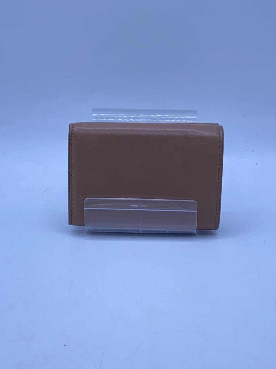 Balenciaga Balenciaga Leather Tri-Fold Wallet Beige Size ONE SIZE - 2 Thumbnail