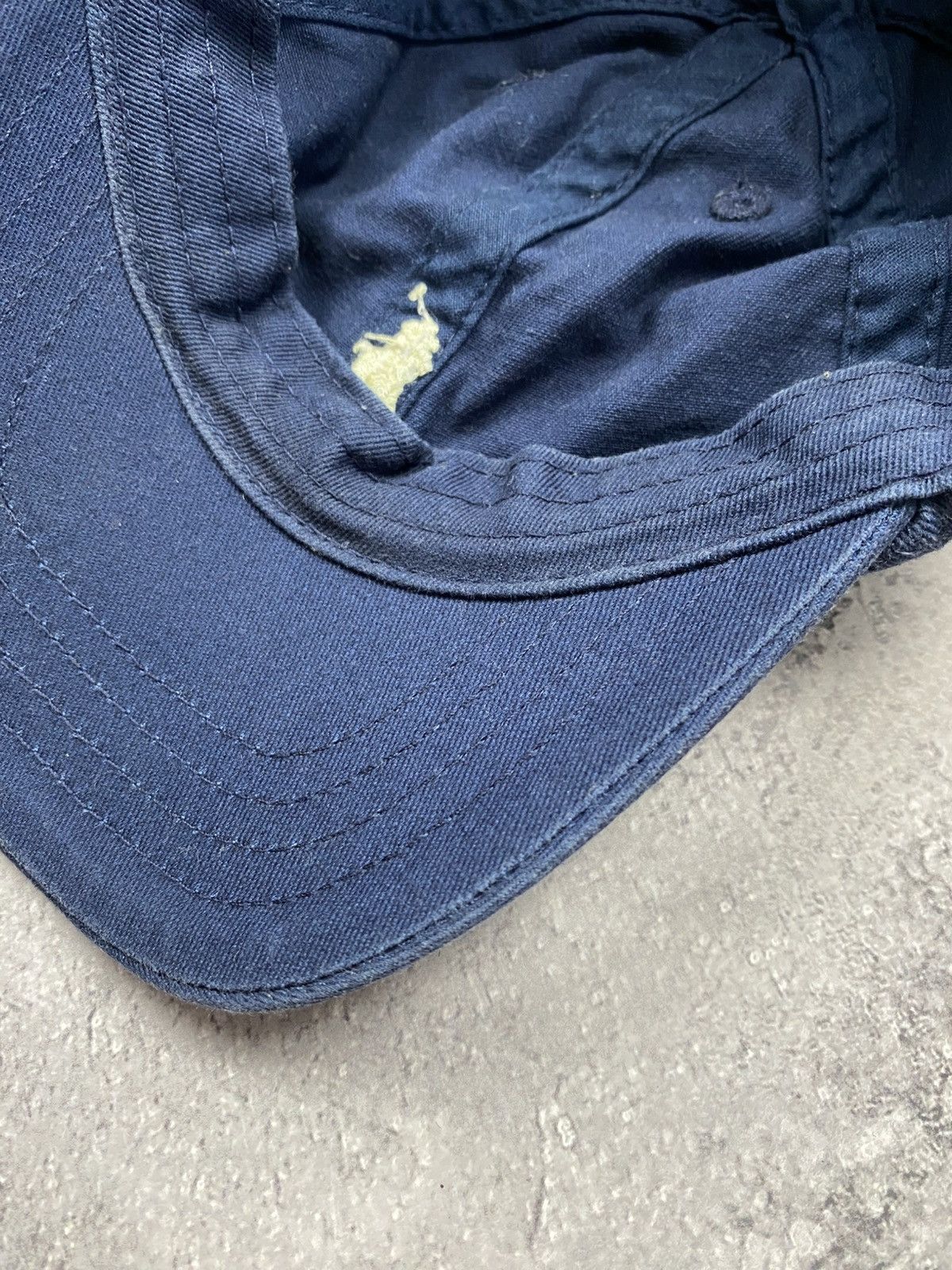 Polo Ralph Lauren Vintage Polo Ralph Lauren Cap Y2K Centre Logo Pony Blue Hat Size ONE SIZE - 11 Thumbnail