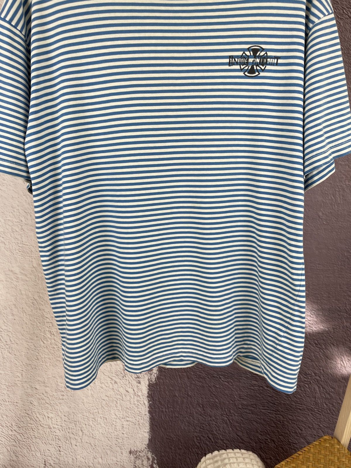 Other Independent Truck Co. Vintage striped double logo tee shirt Size US XL / EU 56 / 4 - 4 Thumbnail