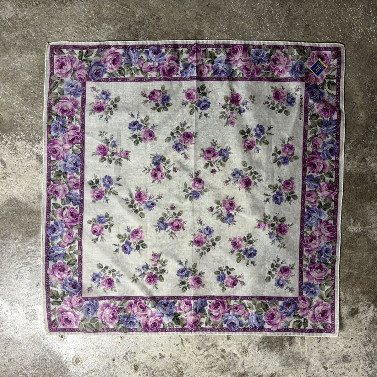Vintage × Yves Saint Laurent YVES SAINT LAURENT HANDKERCHIEF Size ONE SIZE - 1 Thumbnail