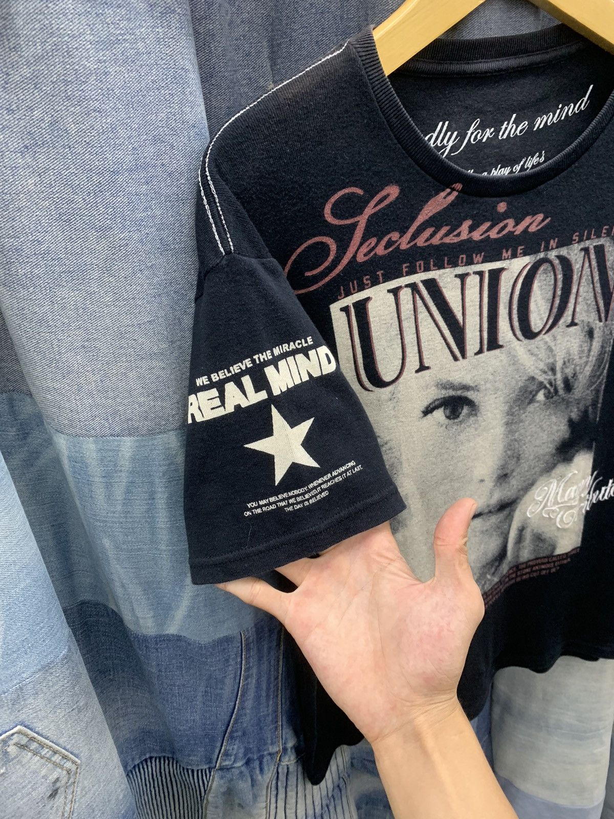 Hysteric Glamour × If Six Was Nine × Japanese Brand WE BELIEVE IN REAL MIRACLES OF THE MIND japanese brand Size US M / EU 48-50 / 2 - 2 Thumbnail
