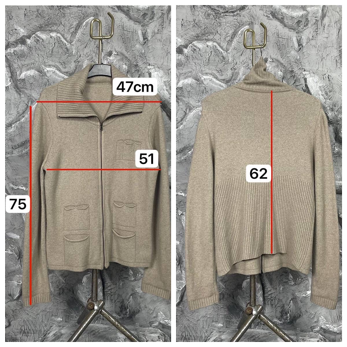 Designer × Japanese Brand Multipocket Y2K Zip Knit Sweater Maison Margiela Yohji Style Size US L / EU 52-54 / 3 - 12 Thumbnail