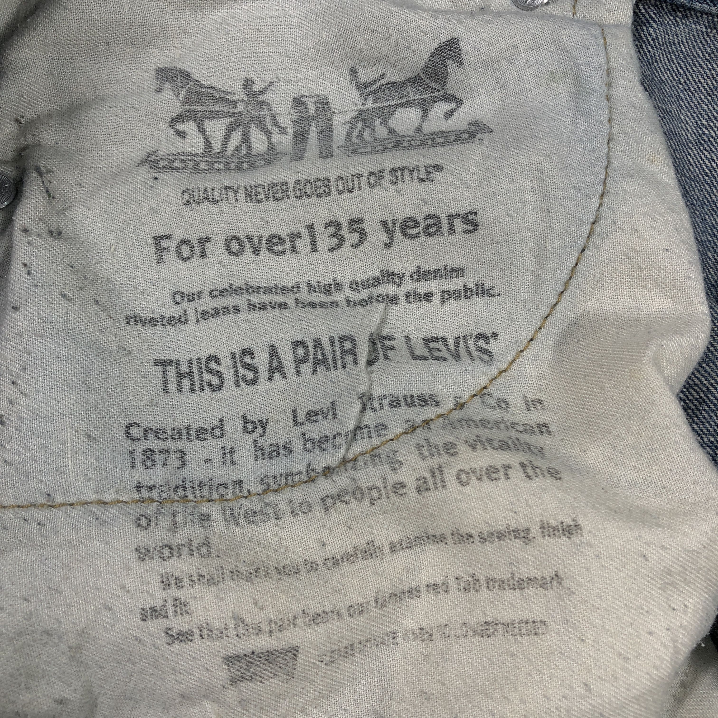 Levi's × Levi's Vintage Clothing × Vintage Vintage Levis Light Blue Wash L691 Size US 36 / EU 52 - 14 Thumbnail