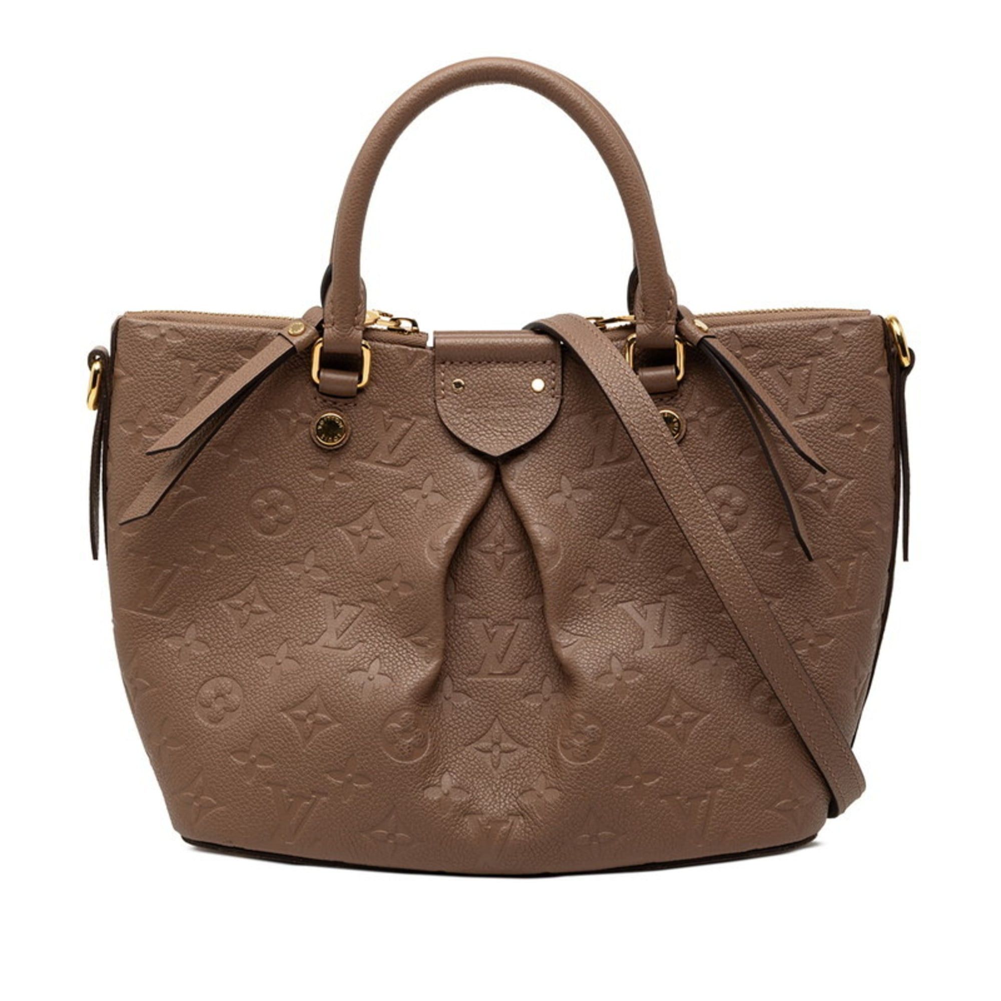 Louis Vuitton Louis Vuitton Monogram Empreinte Mazarine PM Handbag/Shoulder Bag, 2-Way, M50709, Taupe Leather, Women's, LOUIS VUITTON Size ONE SIZE - 1 Thumbnail