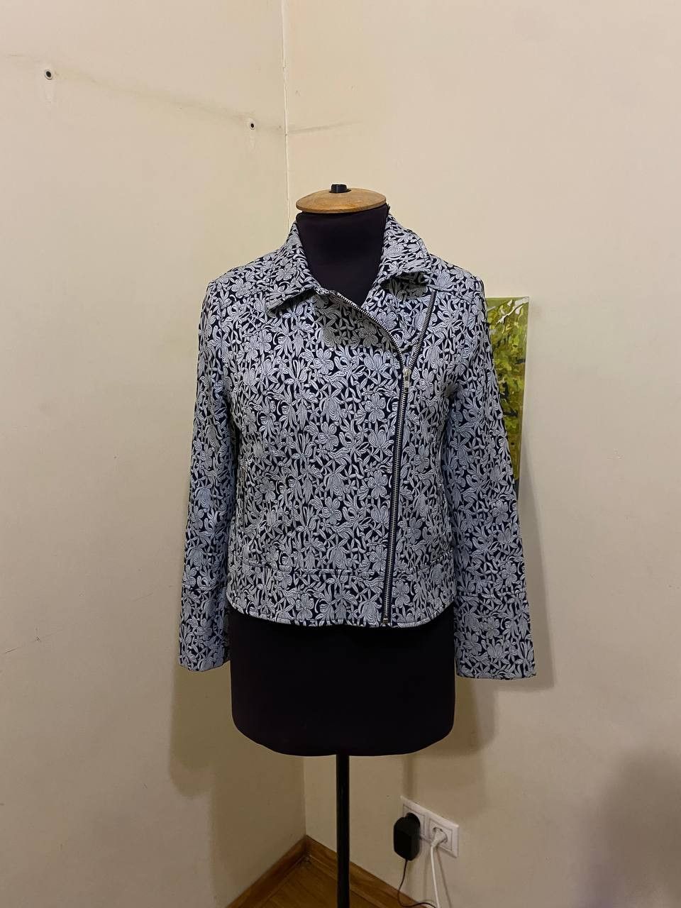 Other Helene Berman London bomber jacket black and white pattern Size XL / US 12-14 / IT 48-50 - 1 Thumbnail