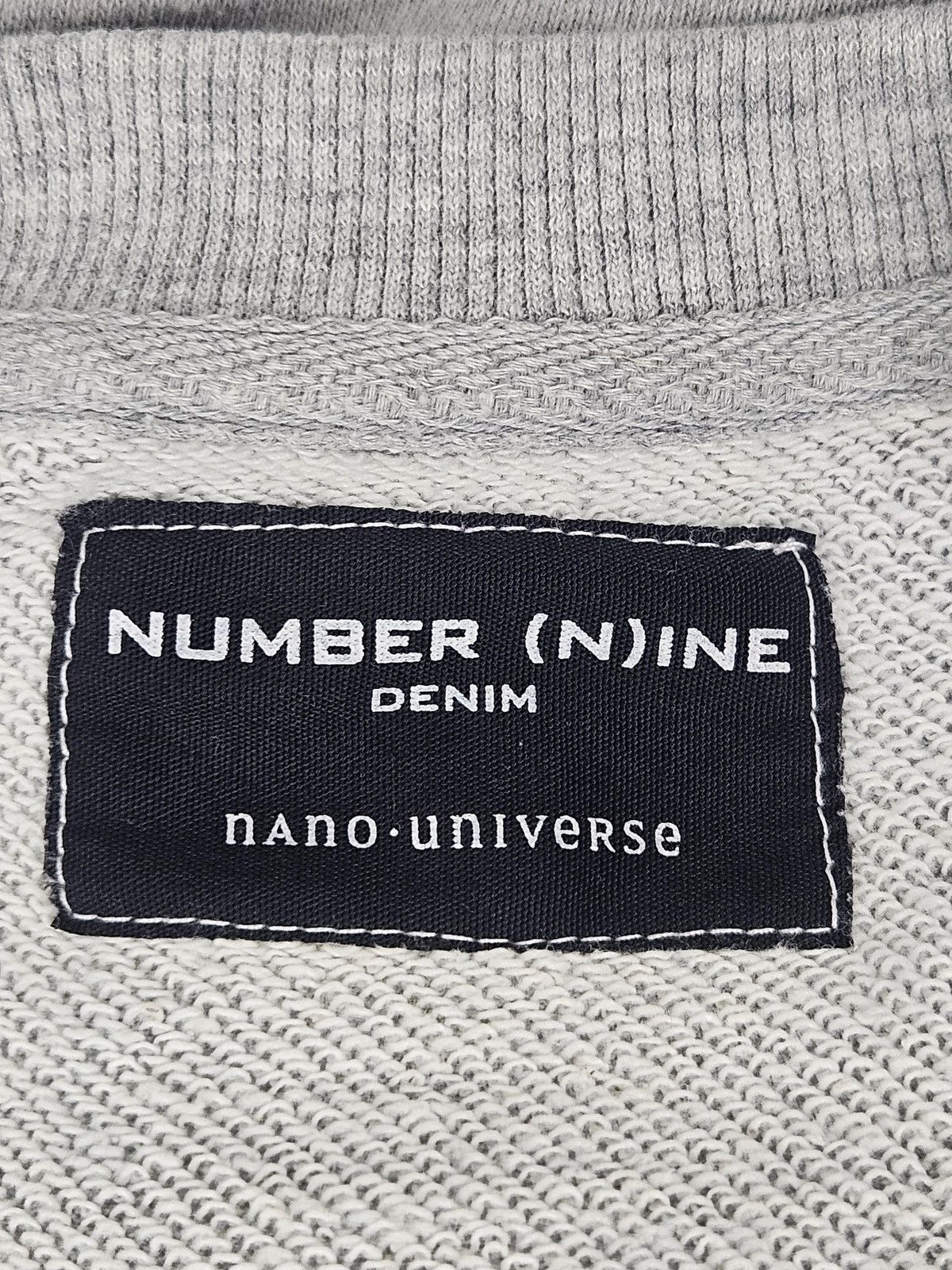 NANO universe Number Nine denim x Nano universe sweatshirt Size US L / EU 52-54 / 3 - 5 Thumbnail