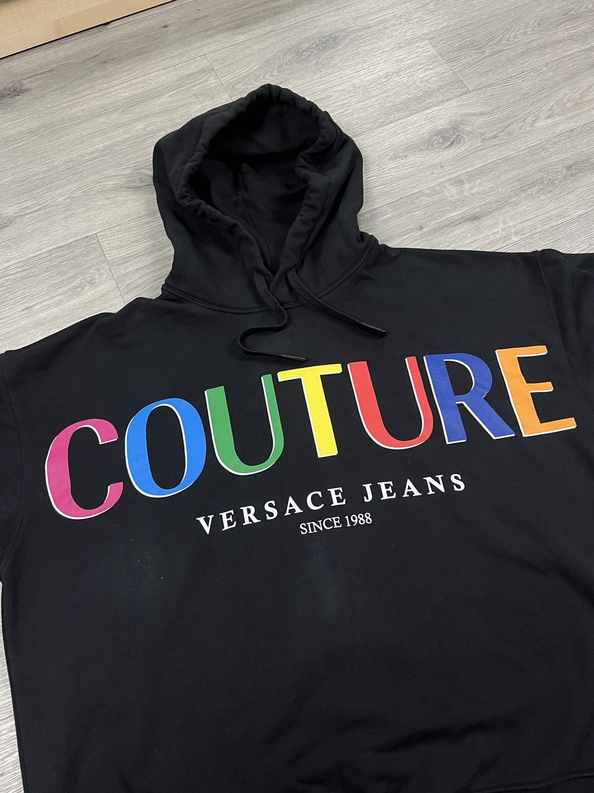 Versace Jeans Couture Authentic Versace Jeans Couture Logo Hoodie Mens Size M (L) Size US M / EU 48-50 / 2 - 4 Thumbnail