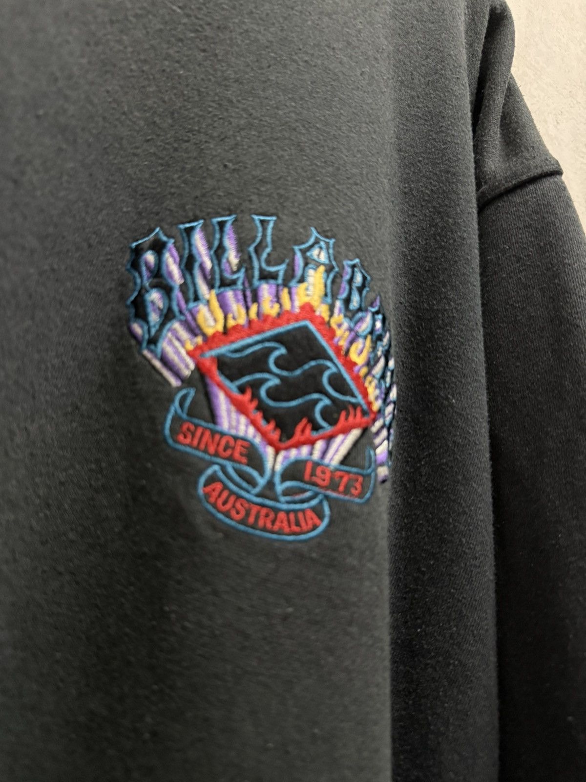 Vintage Vintage 90s Billabong Embroidery Flame Surfwear Baggy Hoodie Size US XL / EU 56 / 4 - 6 Thumbnail