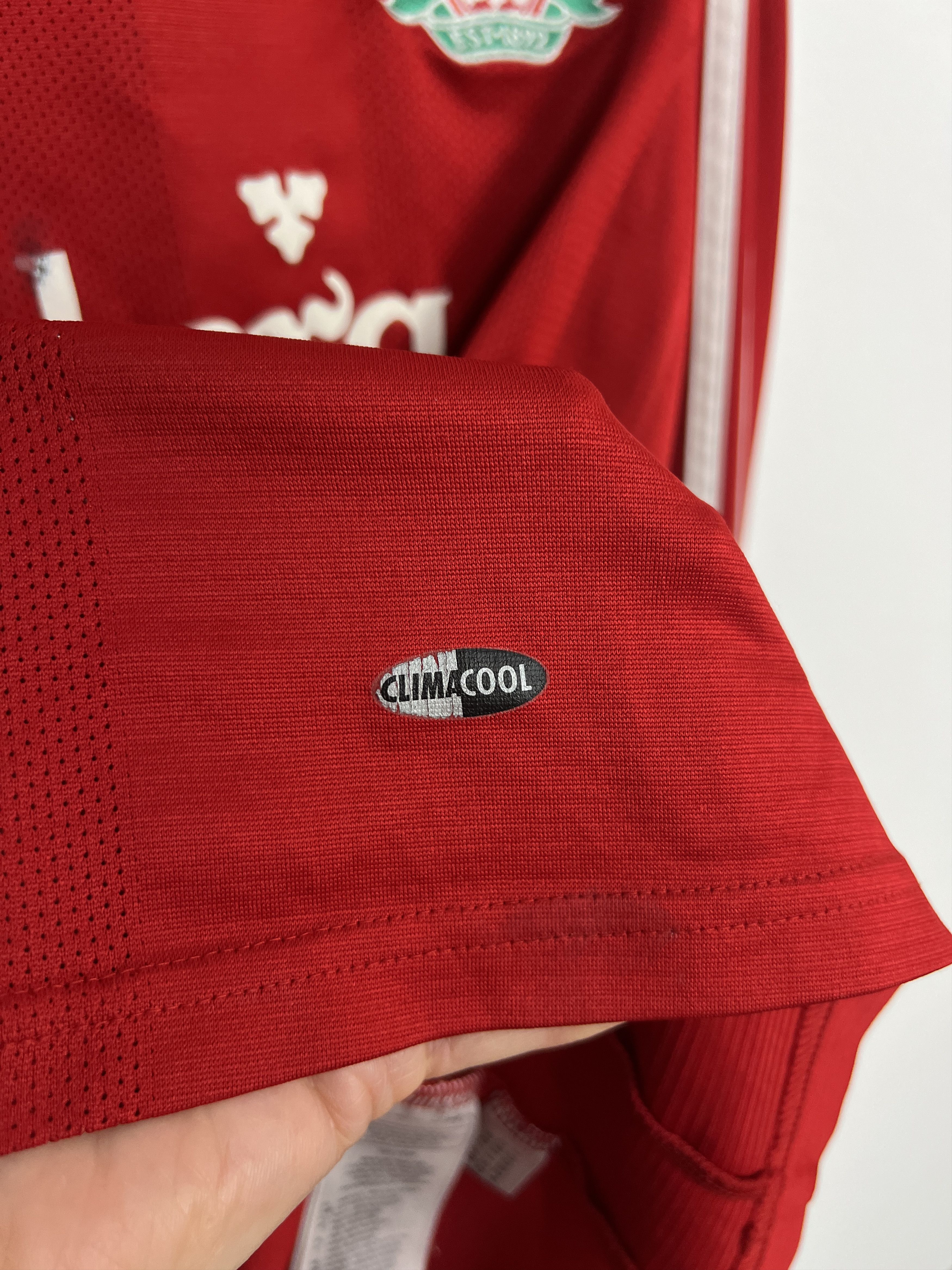 Adidas Liverpool football shirt Soccer Long Sleeve Jersey Trikot Size US M / EU 48-50 / 2 - 5 Thumbnail