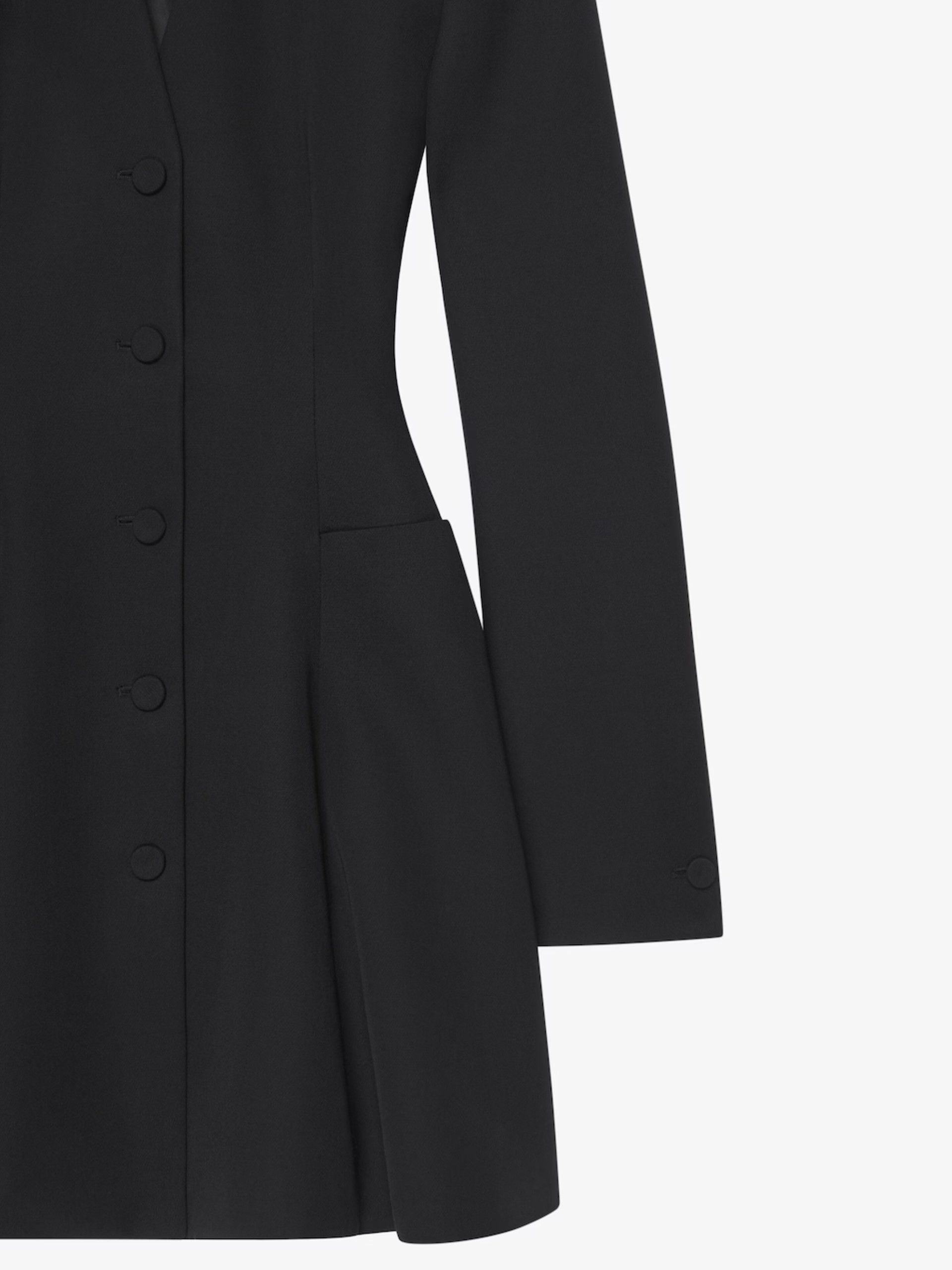 Givenchy o1w1db10325 Hourglass Dress in Black Size M / US 6-8 / IT 42-44 - 5 Thumbnail