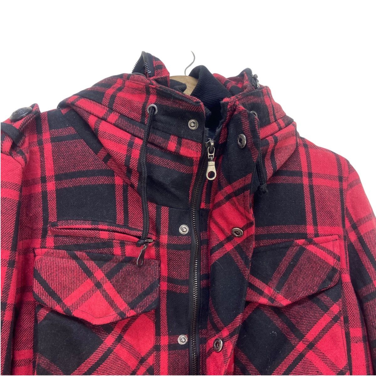 In The Attic In The Attic Homme Plaid Tartan Heavy Jacket Size US S / EU 44-46 / 1 - 14 Thumbnail