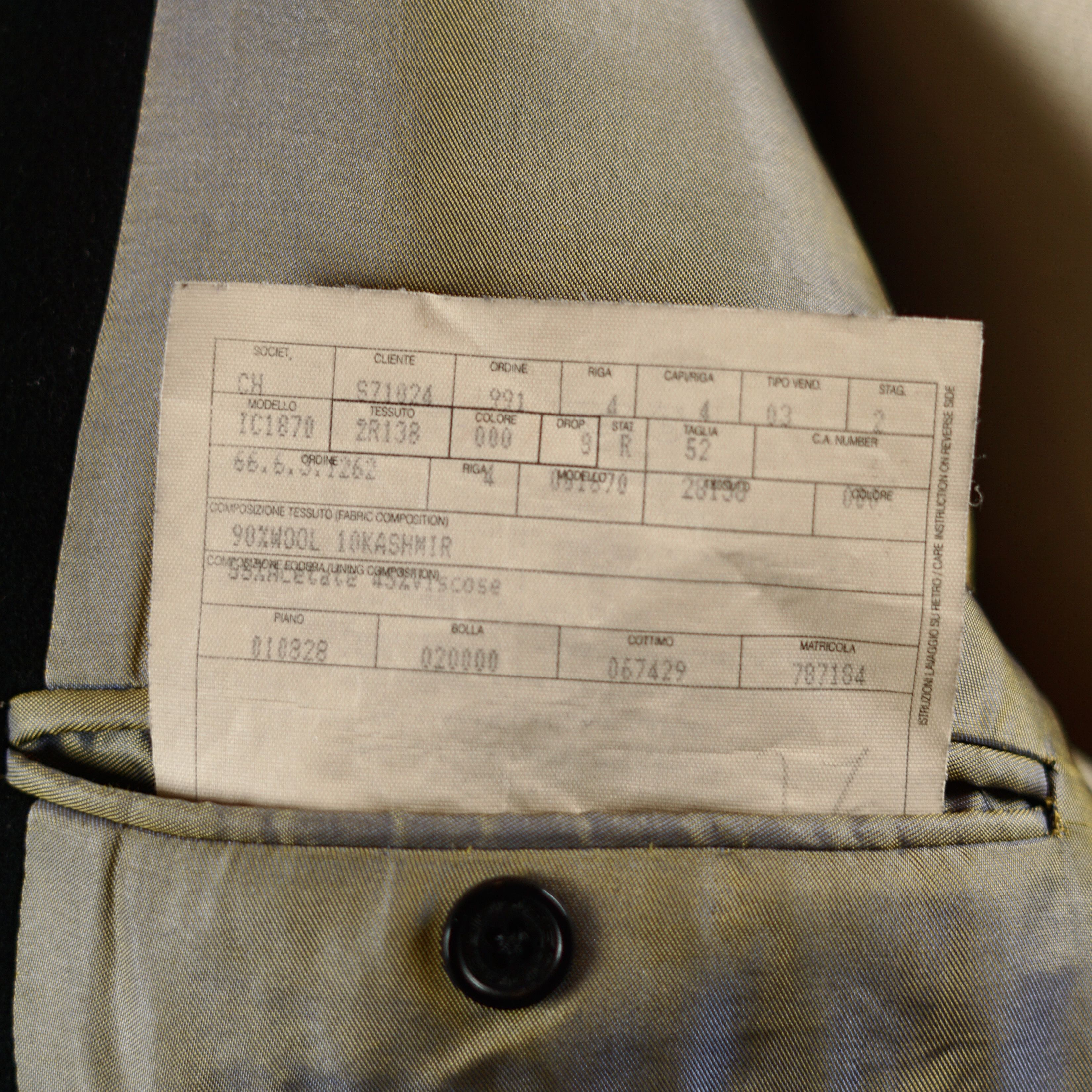 Versace Wool Cashmere Zip-Front Blazer Size 52R - 14 Thumbnail