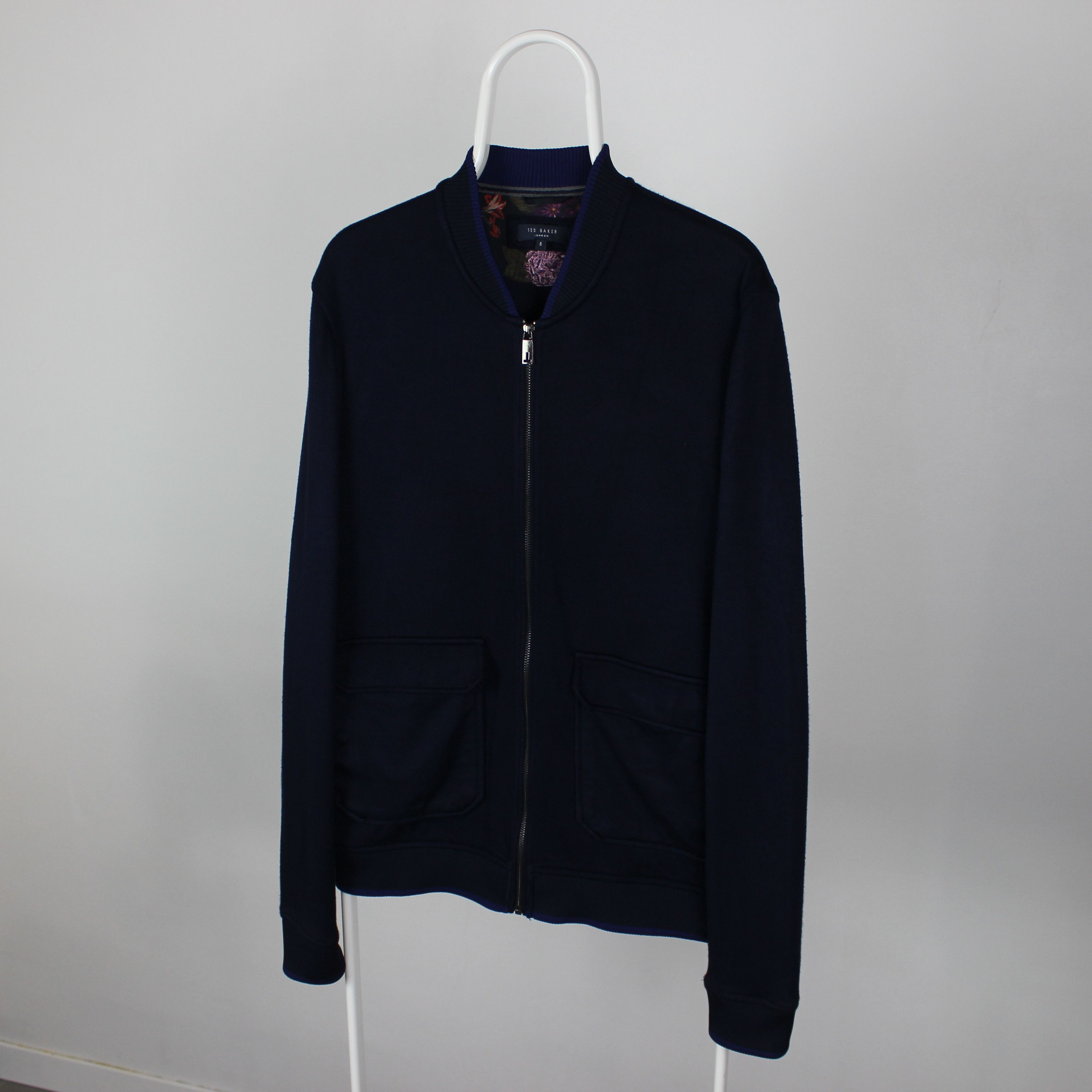 Ted Baker Ted Baker jacket men bomber L XL blue navy Size US XL / EU 56 / 4 - 4 Thumbnail