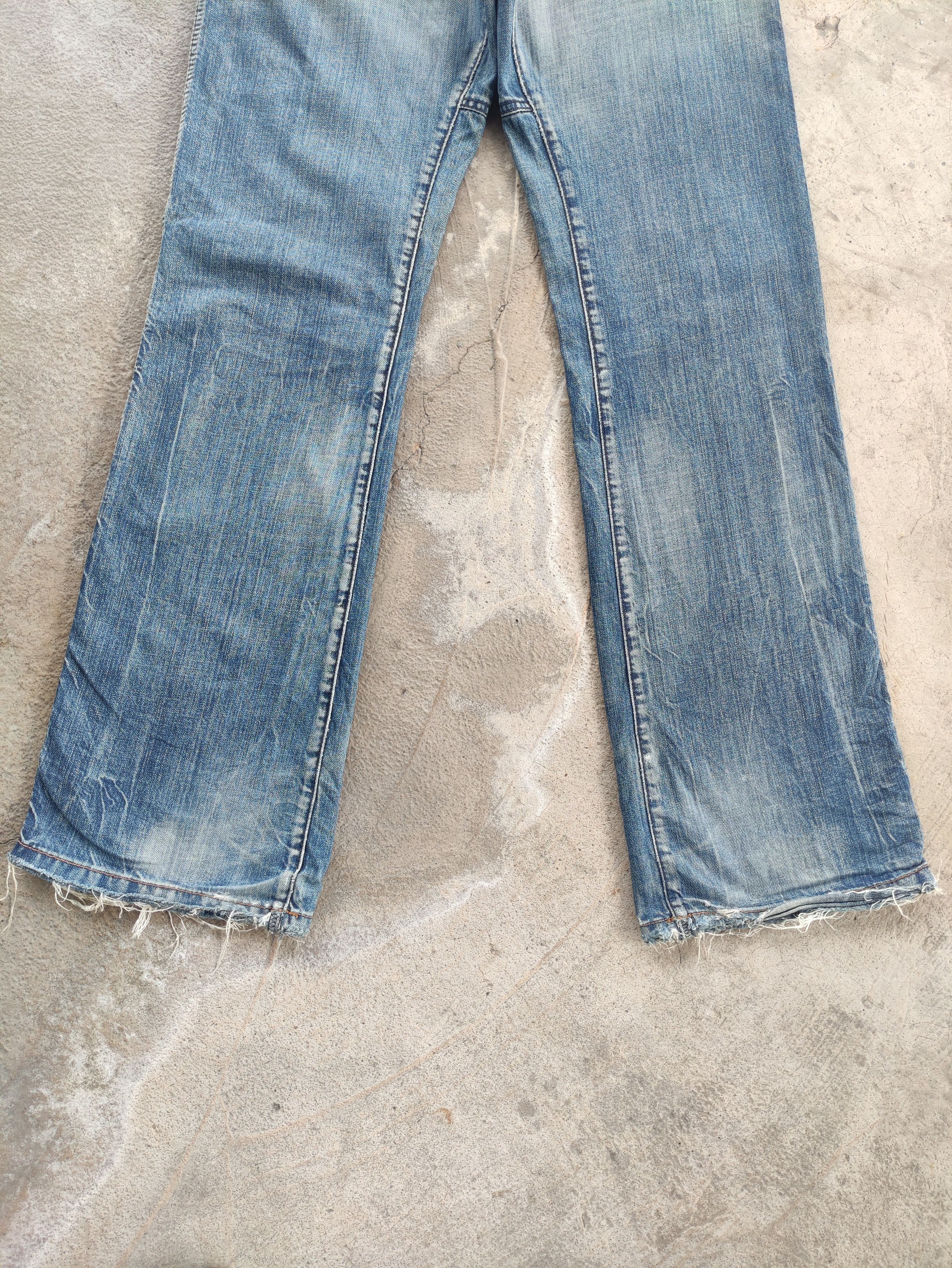 Japanese Brand Vintage Bonavanture Button Flare Jean Distressed Faded denim Size US 32 / EU 48 - 11 Thumbnail