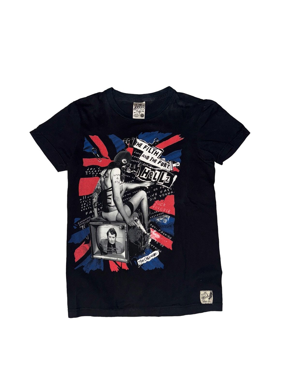 Hells Bells Hellz Bellz - The Filth T size Medium, Preowned Size M / US 6-8 / IT 42-44 - 1 Thumbnail