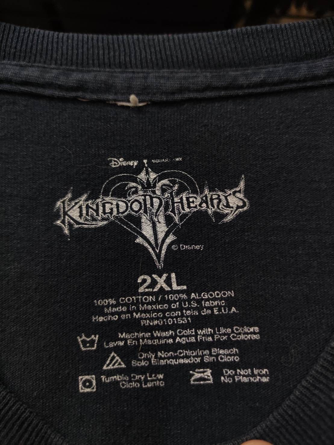 Playstation Kingdom Hearts Disney Game Promo Big Print T-Shirt Size US XXL / EU 58 / 5 - 5 Thumbnail