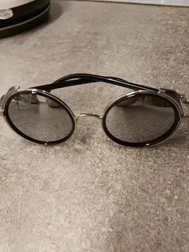 VIBE Vintage Steampunk Retro Men Round Sunglasses Size ONE SIZE - 2 Thumbnail