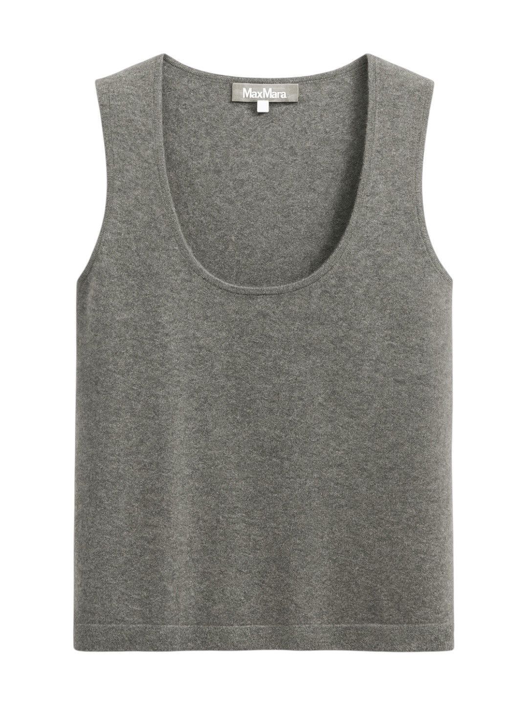 Max Mara Max Mara Rib Tank Top Wool Women’s Gray Size L Size L / US 10 / IT 46 - 1 Thumbnail