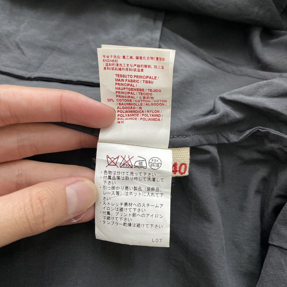 Marni × Vintage Vintage 90s MARNI Italian Brand Plain Grey Coat Size S / US 4 / IT 40 - 7 Thumbnail