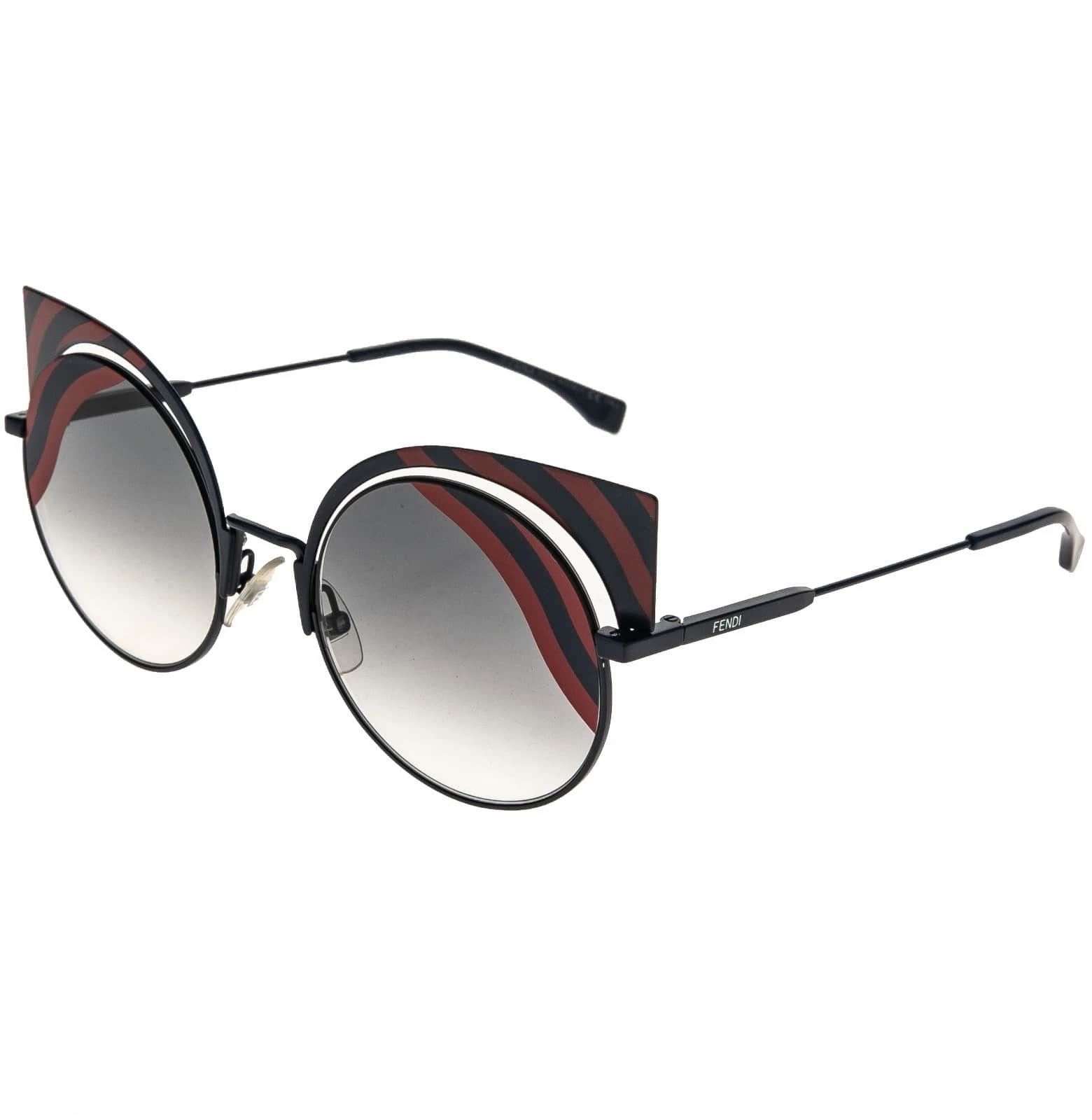 Fendi FENDI FF0215S HYPNOSHINE 0215 Navy Blue Red Fashion Sunglass Size ONE SIZE - 7 Thumbnail