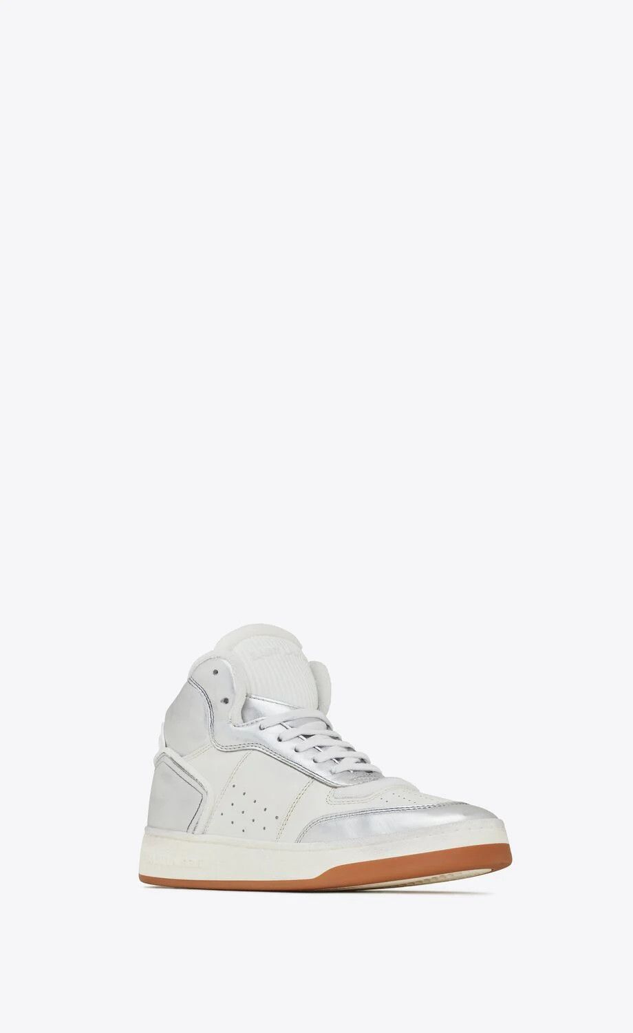 Saint Laurent Paris o1bcso1str0724 Mid-Top Sneaker in White Size US 9 / EU 42 - 2 Thumbnail