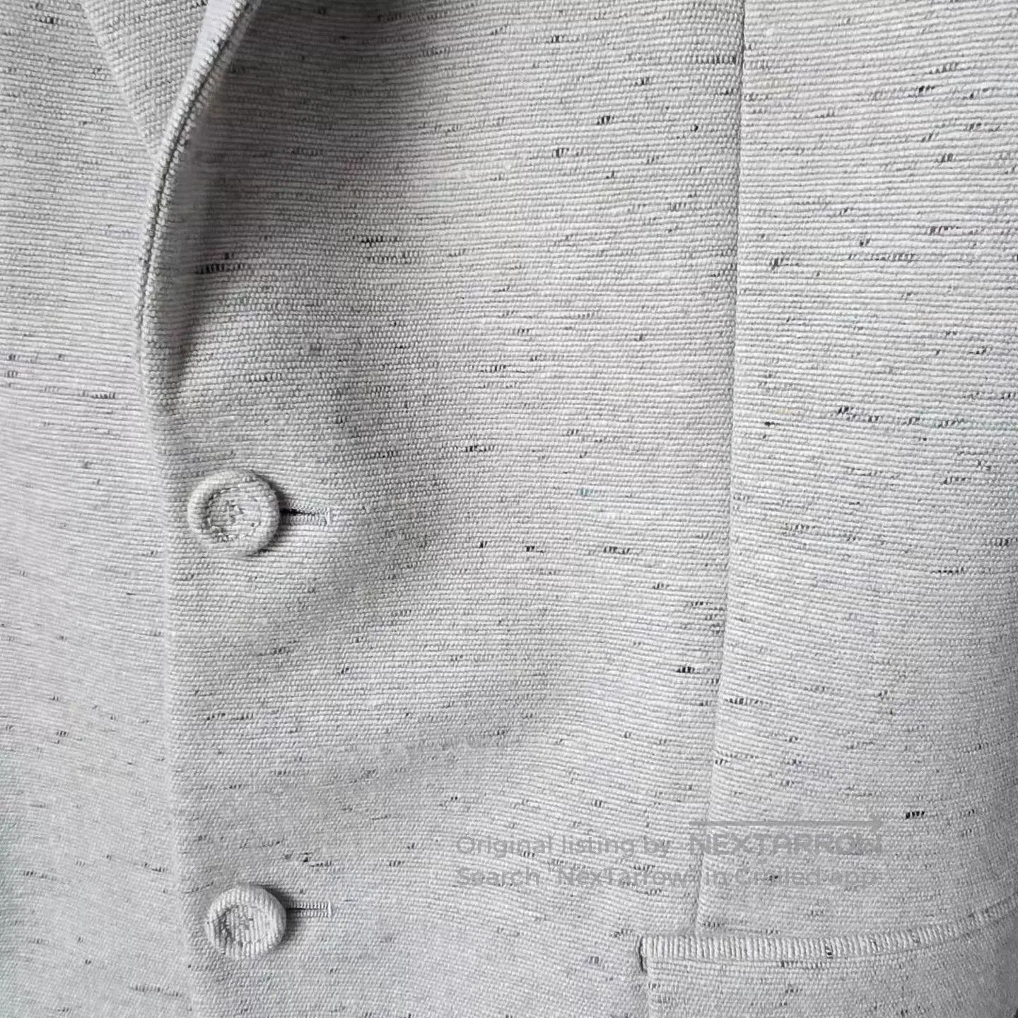 Dior Gray Textured Single. Size US M / EU 48-50 / 2 - 5 Thumbnail