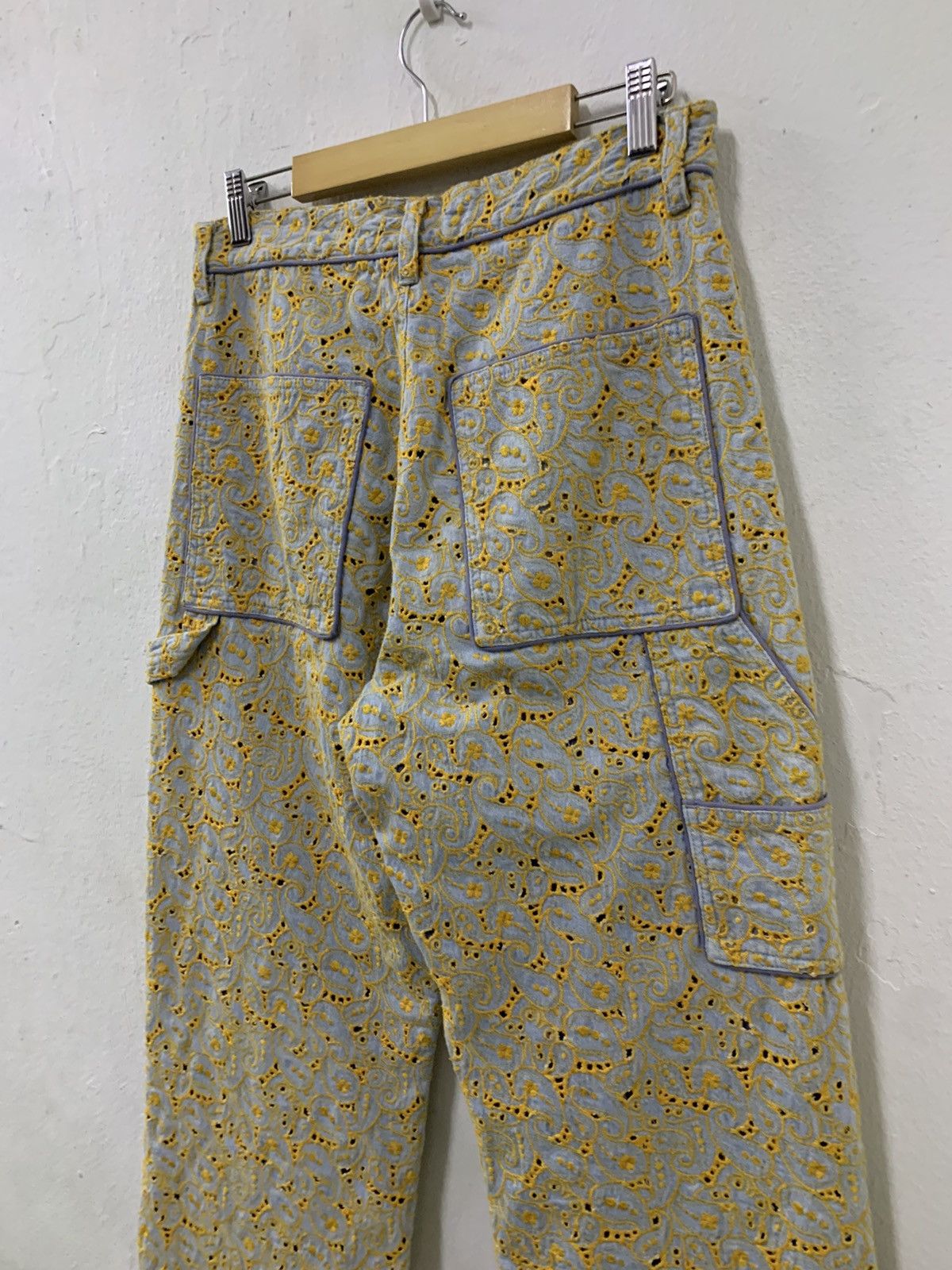 X-Girl RARE Carpenter Pants Paisley Embroidery Size 28" / US 6 / IT 42 - 8 Thumbnail