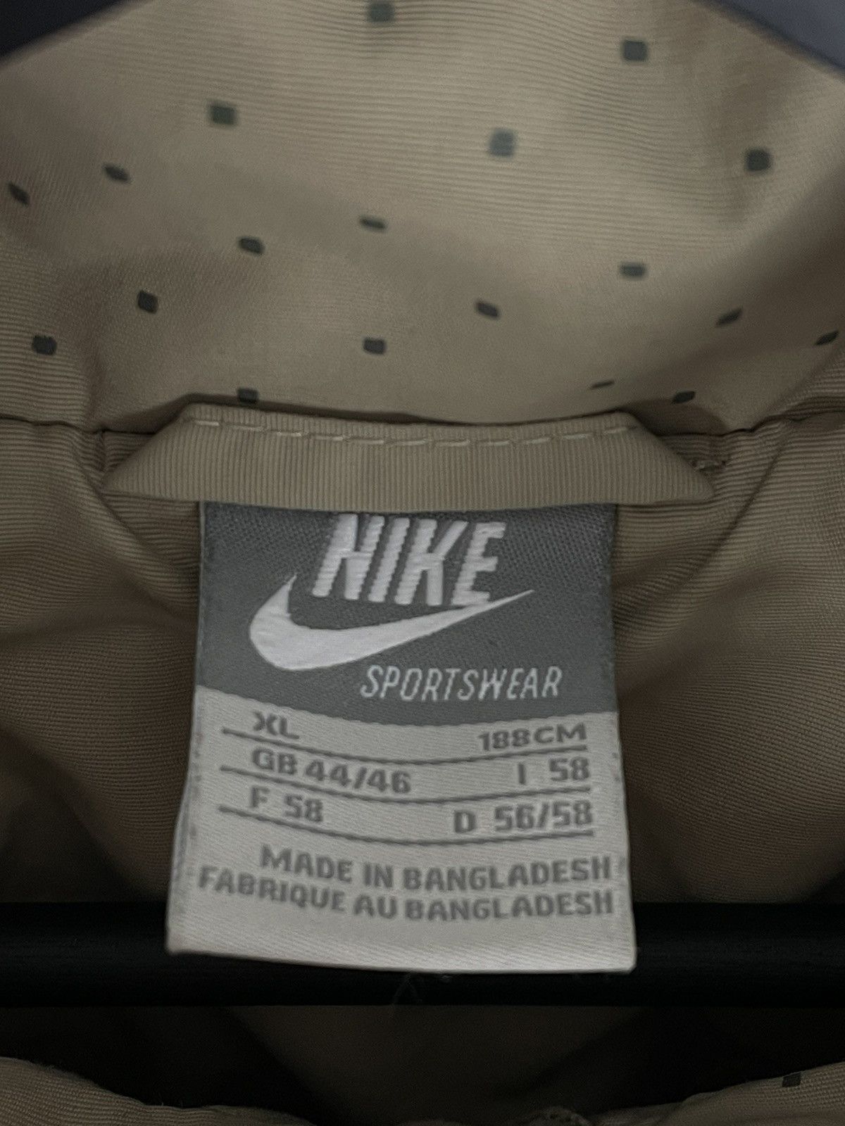Nike 2000s Vintage Nike Sportswear Brown Jacket Size US XL / EU 56 / 4 - 13 Thumbnail