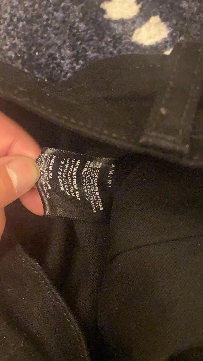 Amiri Amiri 18th generation black diamond destroyed denim Size US 32 / EU 48 - 5 Thumbnail