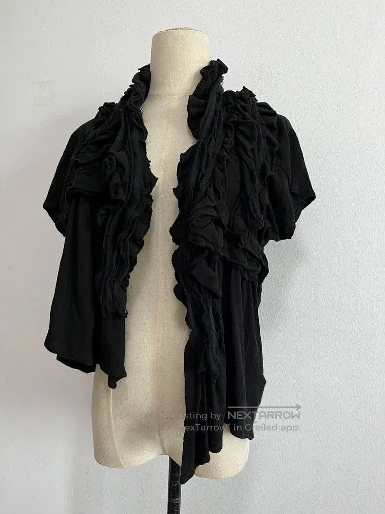 Comme des Garcons Comme des Garçons Tricot Asymmetric Black Top . Size US M / EU 48-50 / 2 - 6 Thumbnail