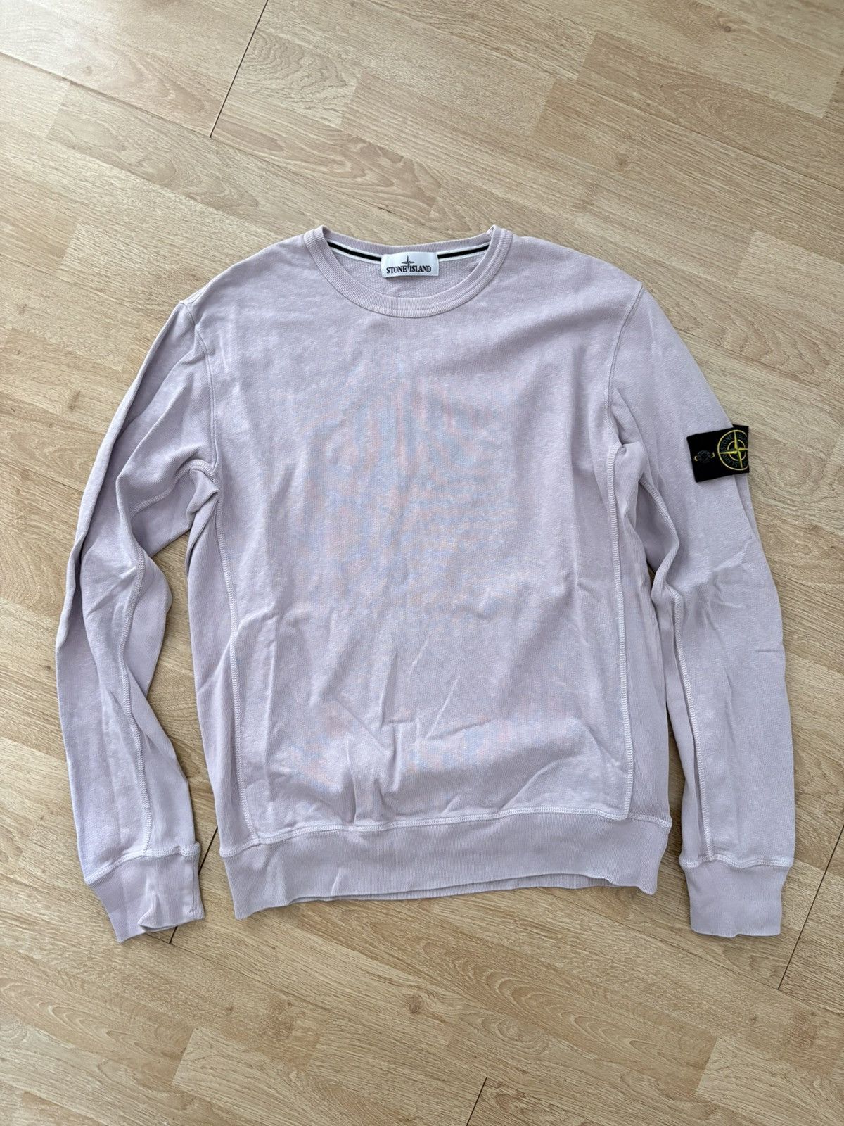 Stone Island Purple Crewneck Sweatshirt Size US XL / EU 56 / 4 - 1 Thumbnail