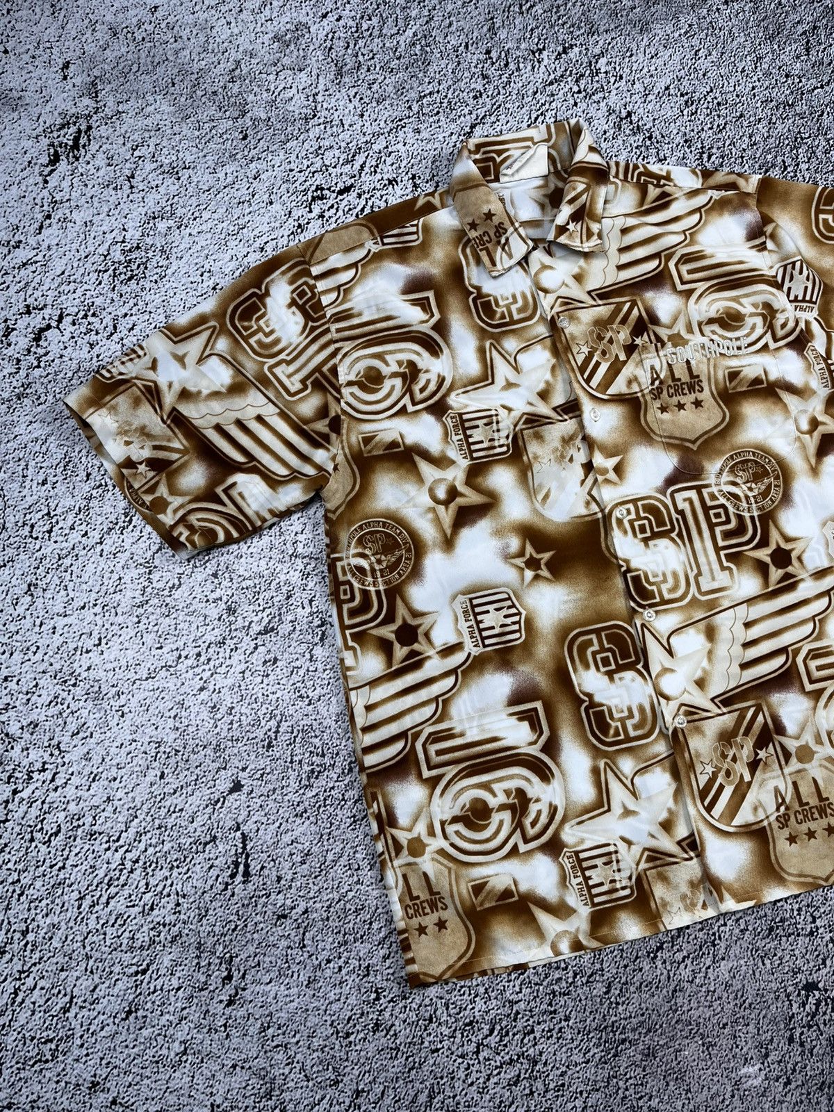 Southpole Vintage Y2K Southpole all over cops rap shirt streetwear M Size US M / EU 48-50 / 2 - 2 Thumbnail