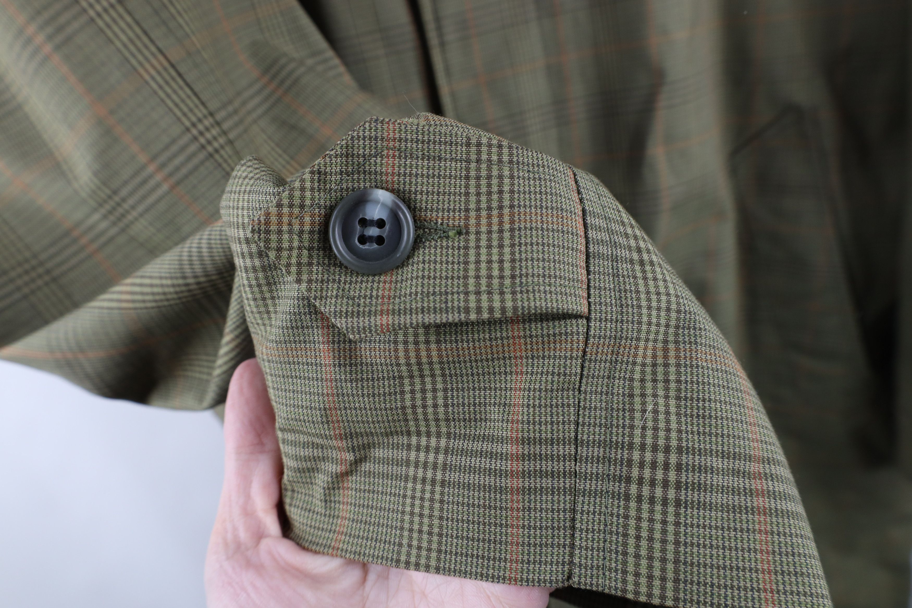 Vintage Vintage 50s 60s Streetwear Coat Overcoat Jacket Plaid USA Size US L / EU 52-54 / 3 - 7 Thumbnail