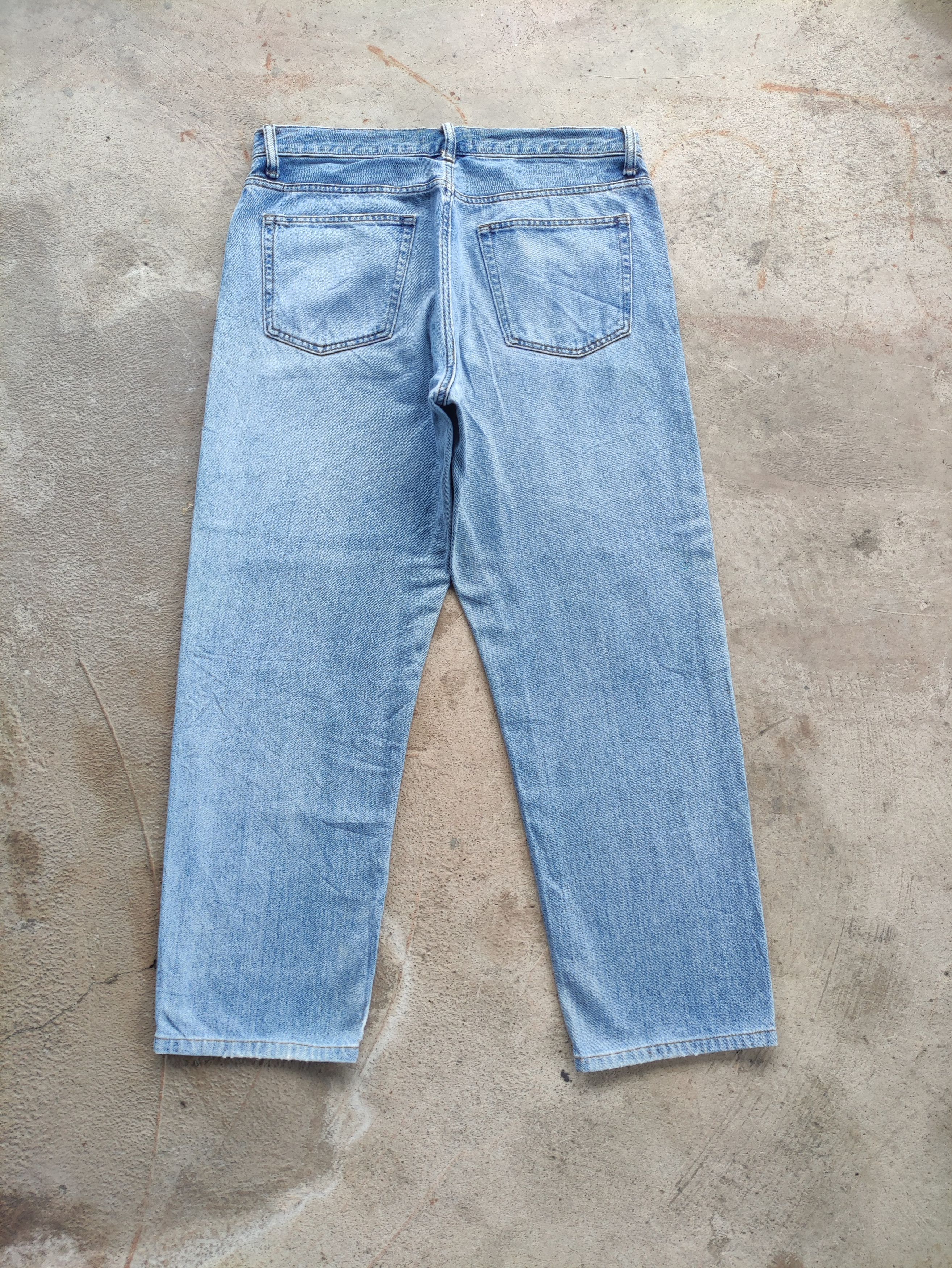 Japanese Brand Vintage Japanese Jean Distressed Faded Denim Pants Size US 34 / EU 50 - 8 Thumbnail