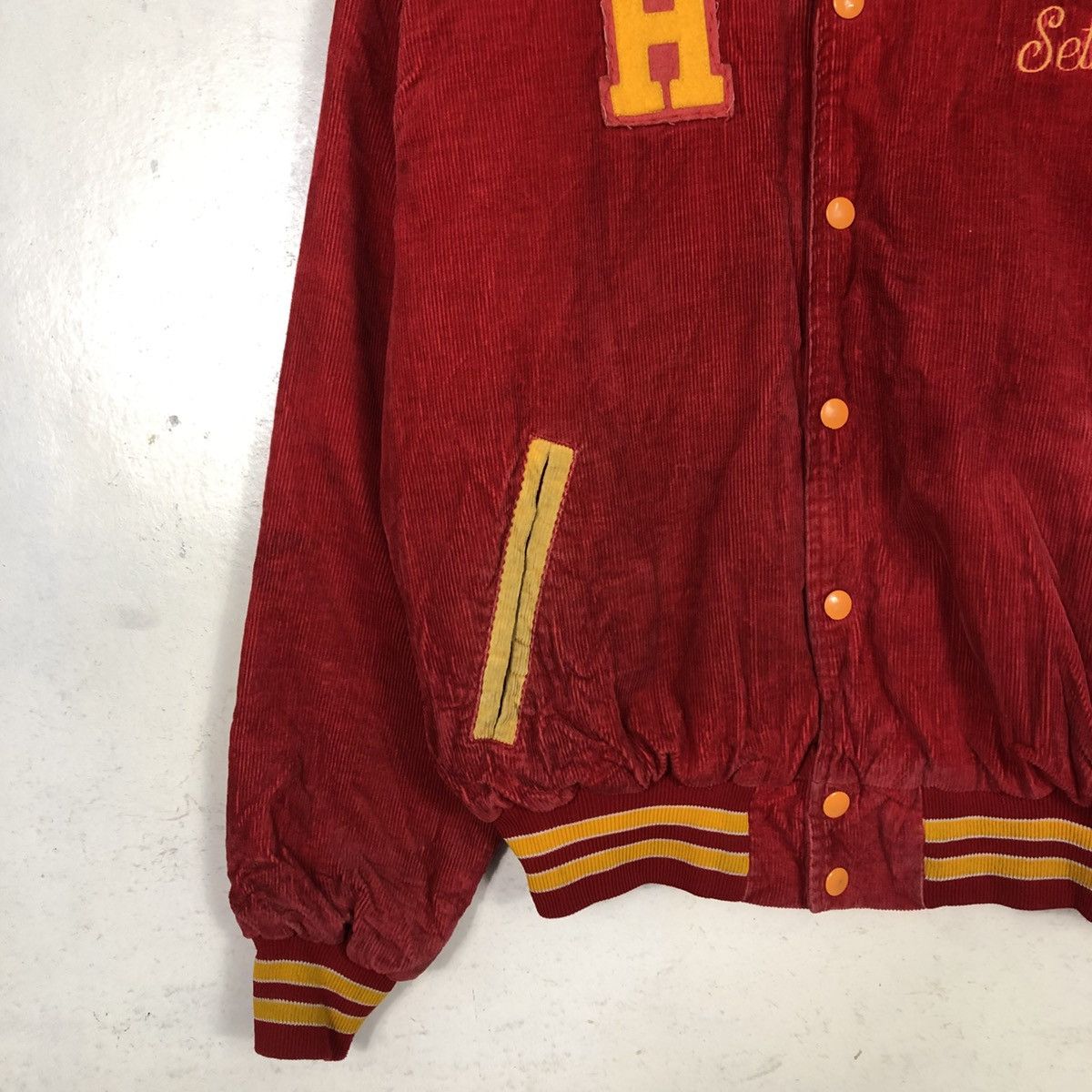 Vintage 📌Vintage Corduroy Bomber Jacket Rennoc USA Size US M / EU 48-50 / 2 - 6 Thumbnail