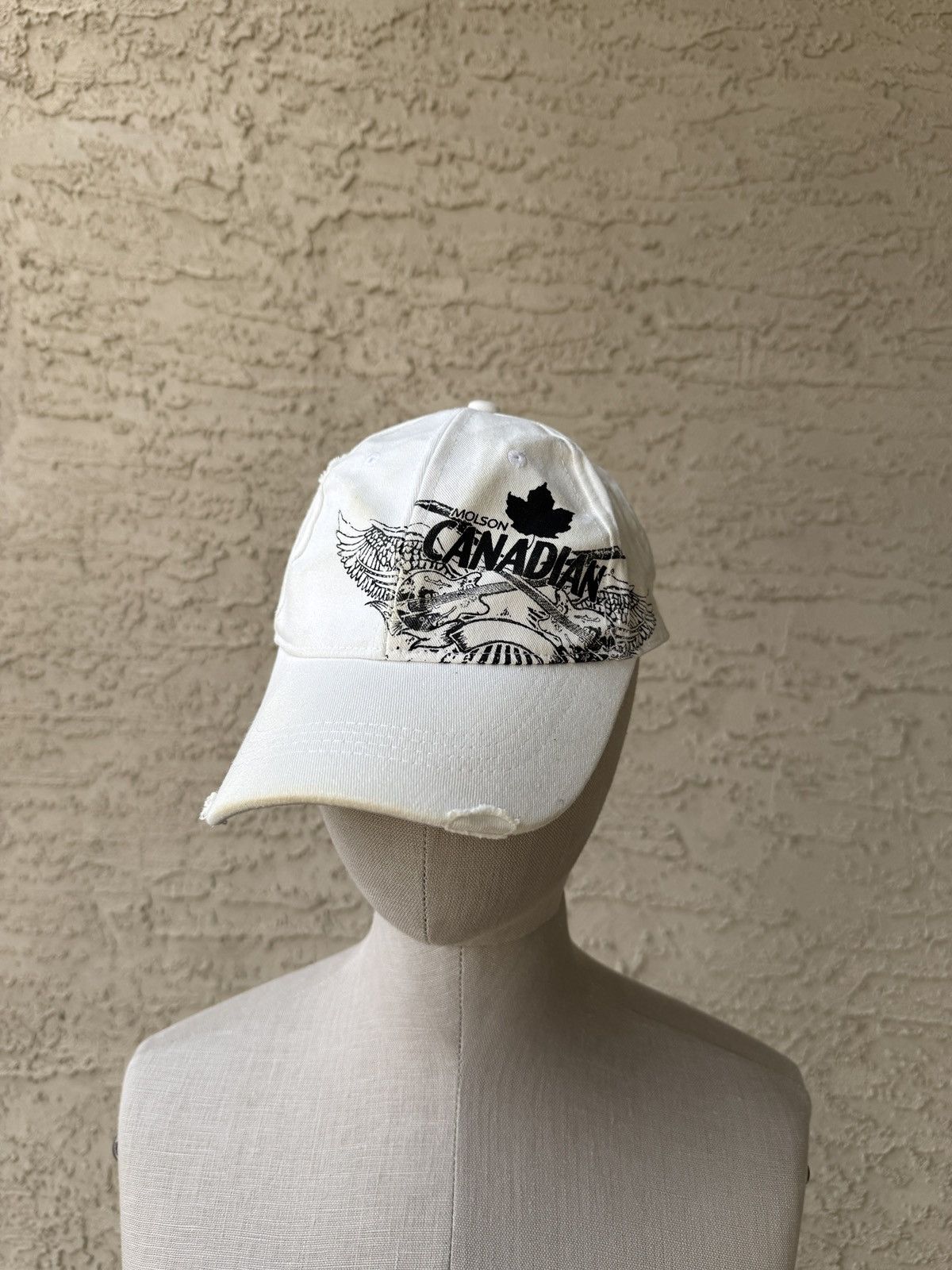 Other WHITE MOLSON CANADIAN Y2K STYLE HAT Size ONE SIZE - 1 Thumbnail