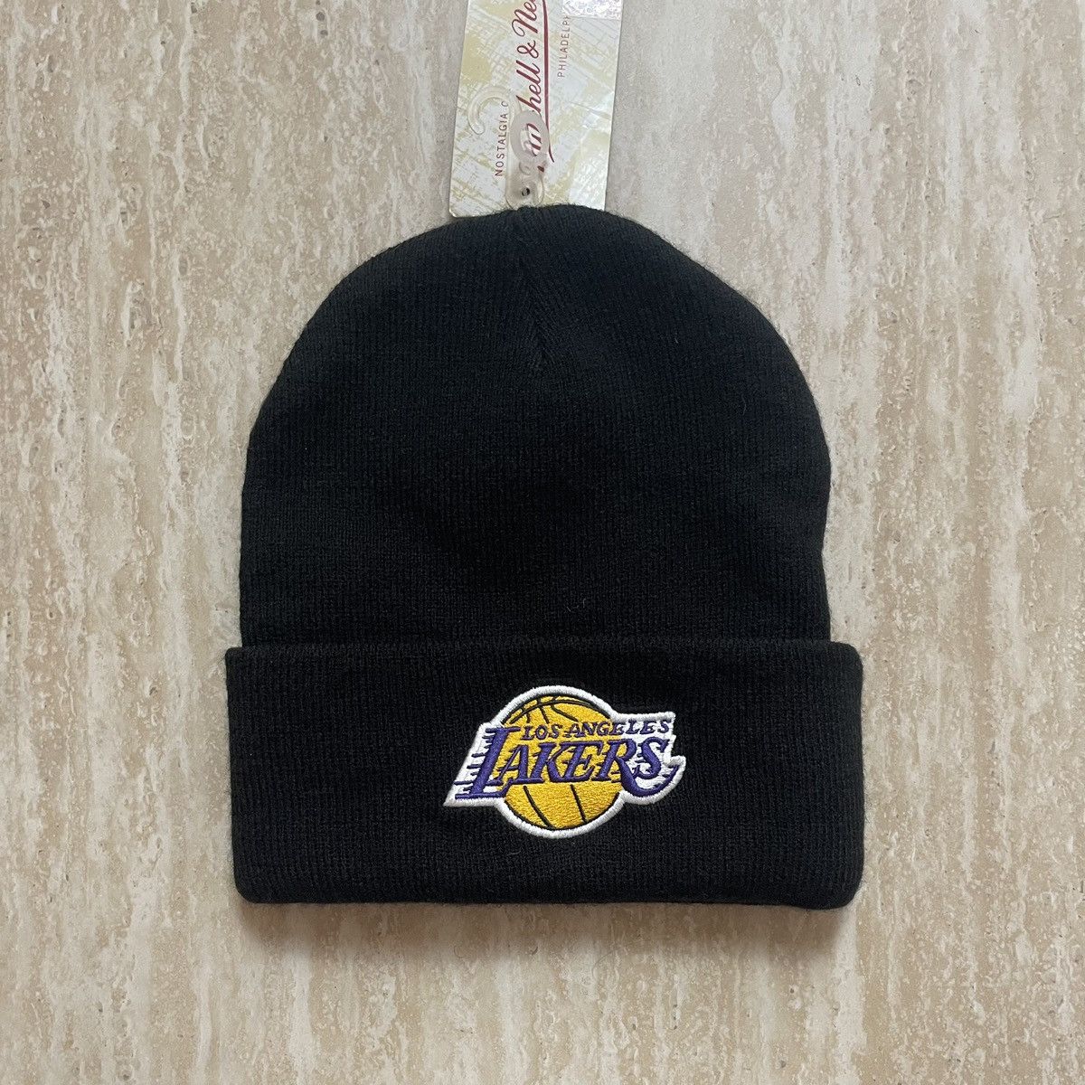 Mitchell & Ness Mitchell&Ness Los Angeles Lakers Beanie Size ONE SIZE - 1 Thumbnail