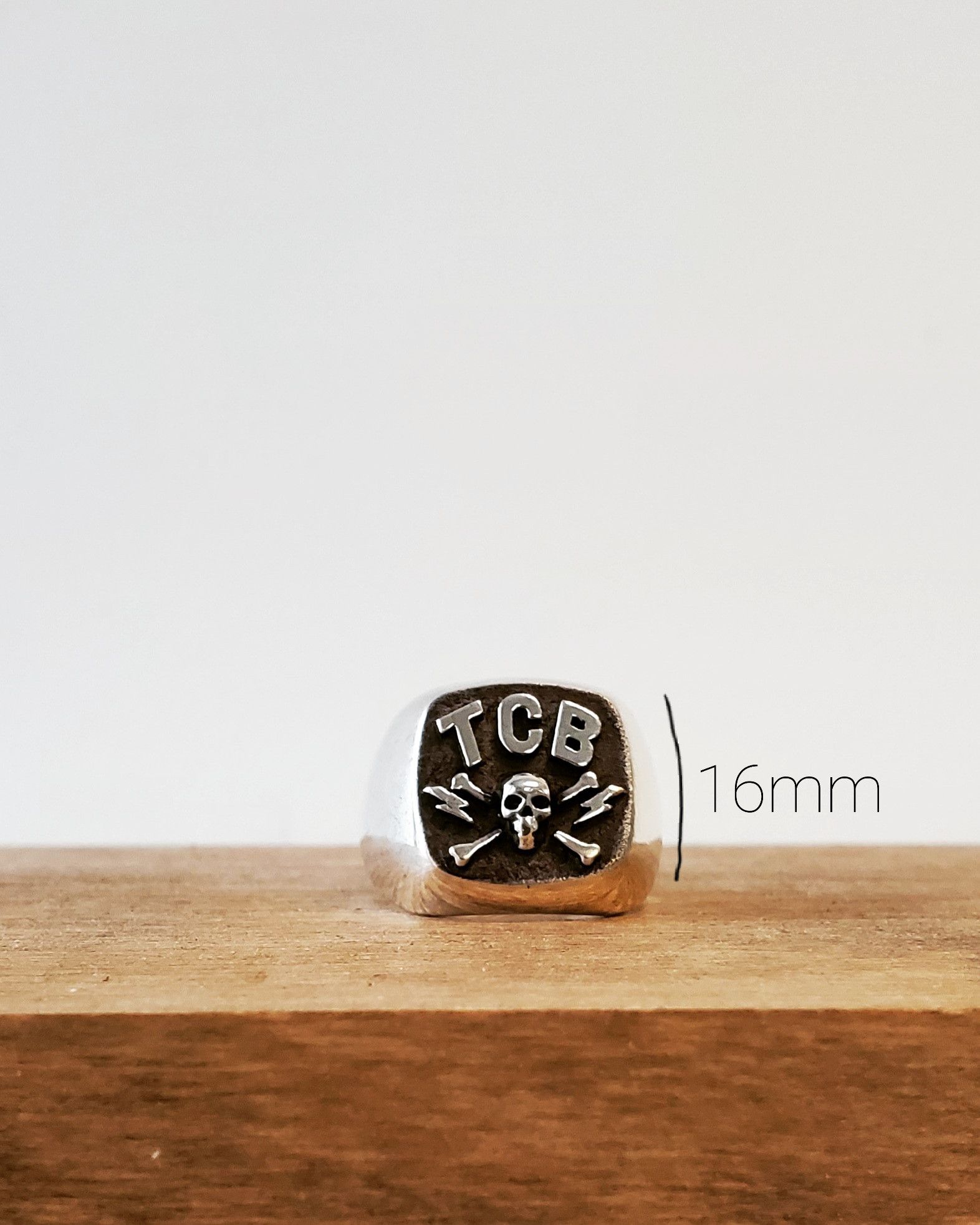 Other TCB Skull Biker Ring - Silver Size ONE SIZE - 5 Thumbnail