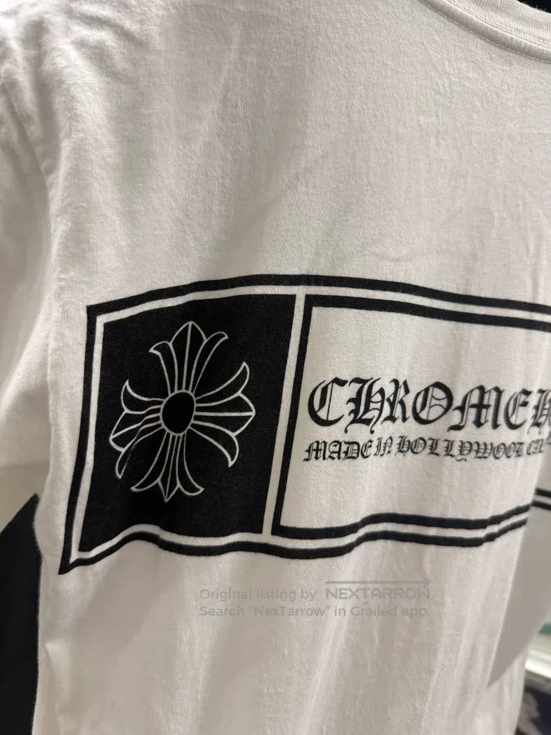 Chrome Hearts CHROME HEARTS Size S White Sanskrit Cross Short Sleeve Size US S / EU 44-46 / 1 - 7 Thumbnail