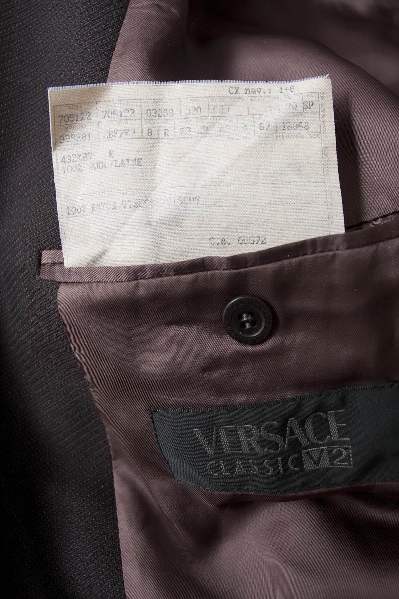 Versace × Vintage Versace Classic V2 Vintage Jacket Size 42US Brown Size 42R - 4 Thumbnail