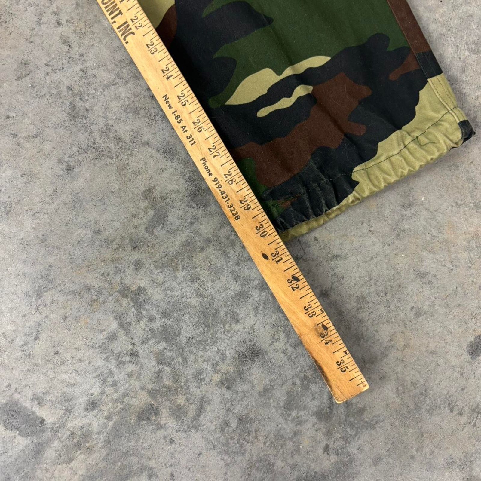 Vintage 90s Baggy Camo Canvas Cargo Pants Size US 34 / EU 50 - 4 Thumbnail