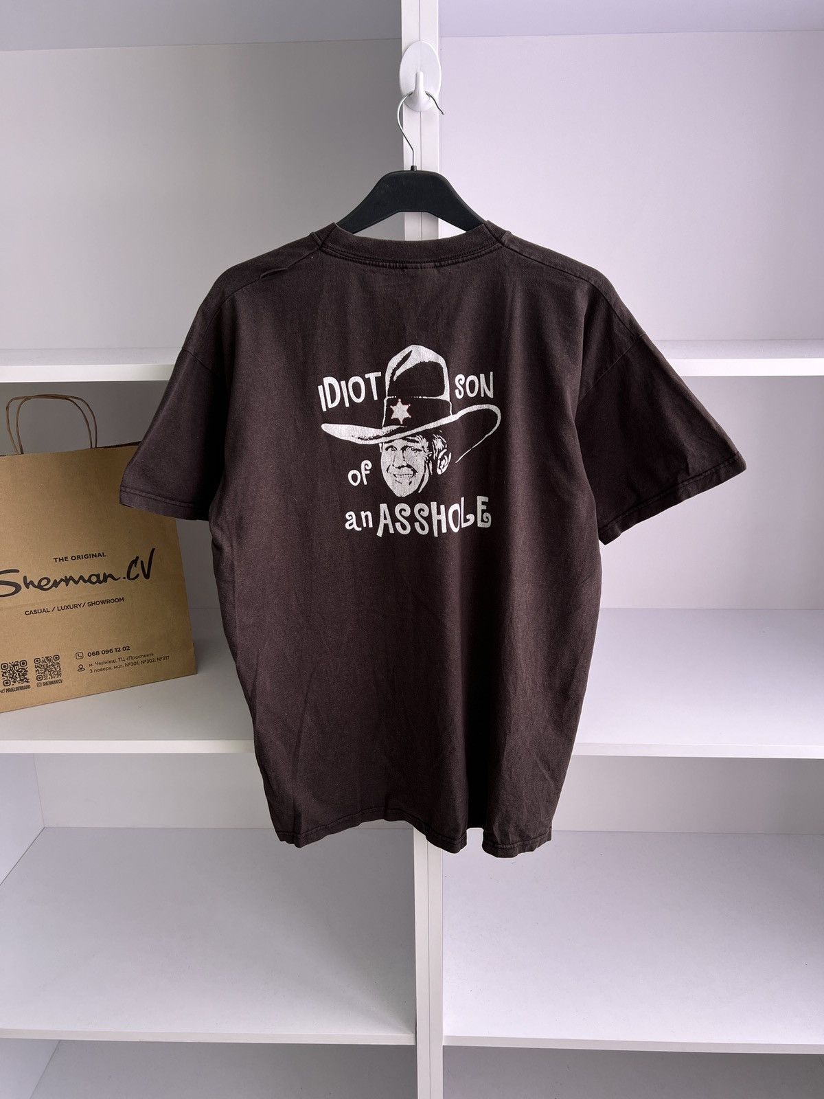 Band Tees × Vintage Vintage Nofx Logo Brown T-shirt Size US L / EU 52-54 / 3 - 12 Thumbnail