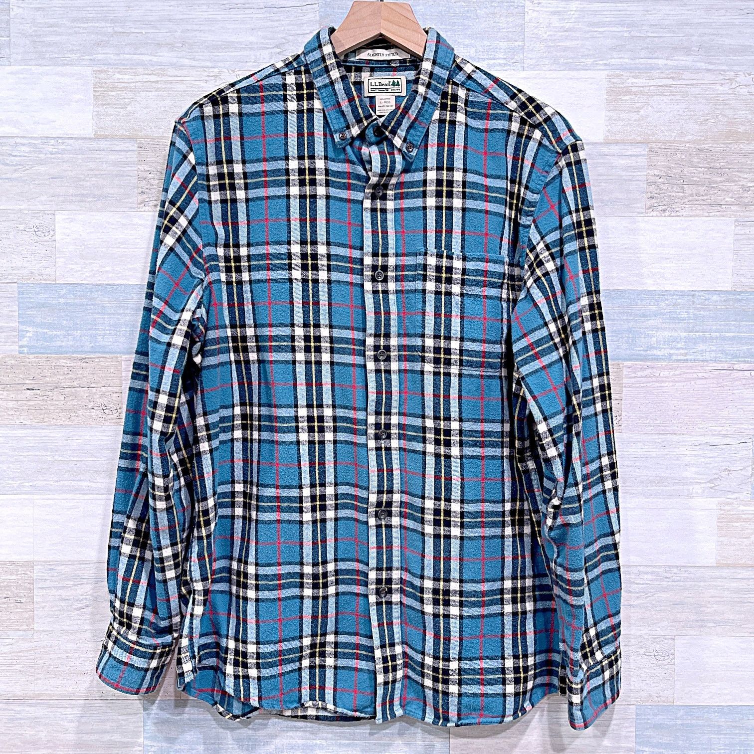 L.L. Bean LL Bean Flannel Plaid Button Down Shirt Mens Large Size US L / EU 52-54 / 3 - 1 Thumbnail