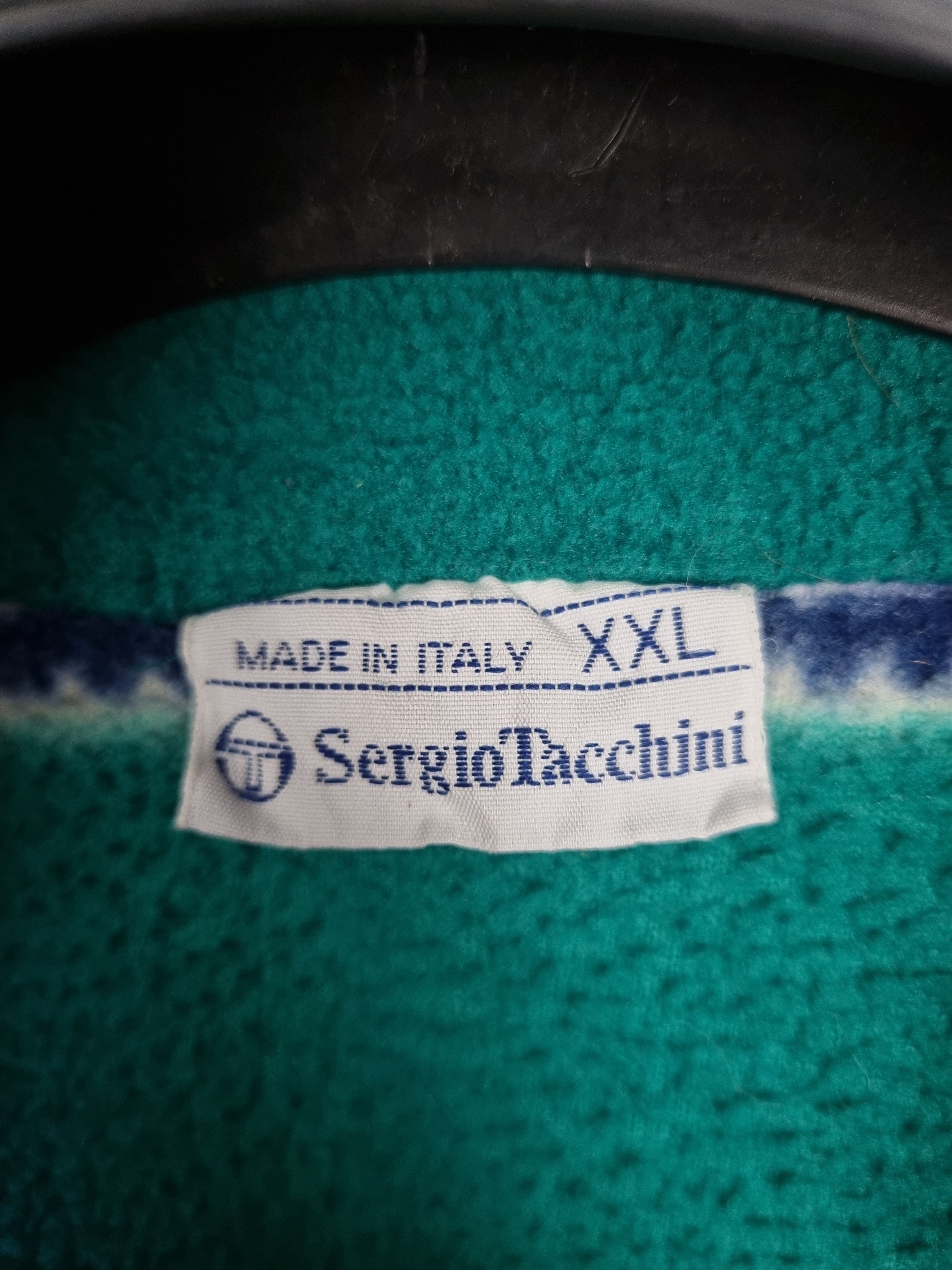 Sergio Tacchini × Vintage Vintage Sergio Tacchini Aztec Navajo Fleece Pullover Size US XL / EU 56 / 4 - 9 Thumbnail