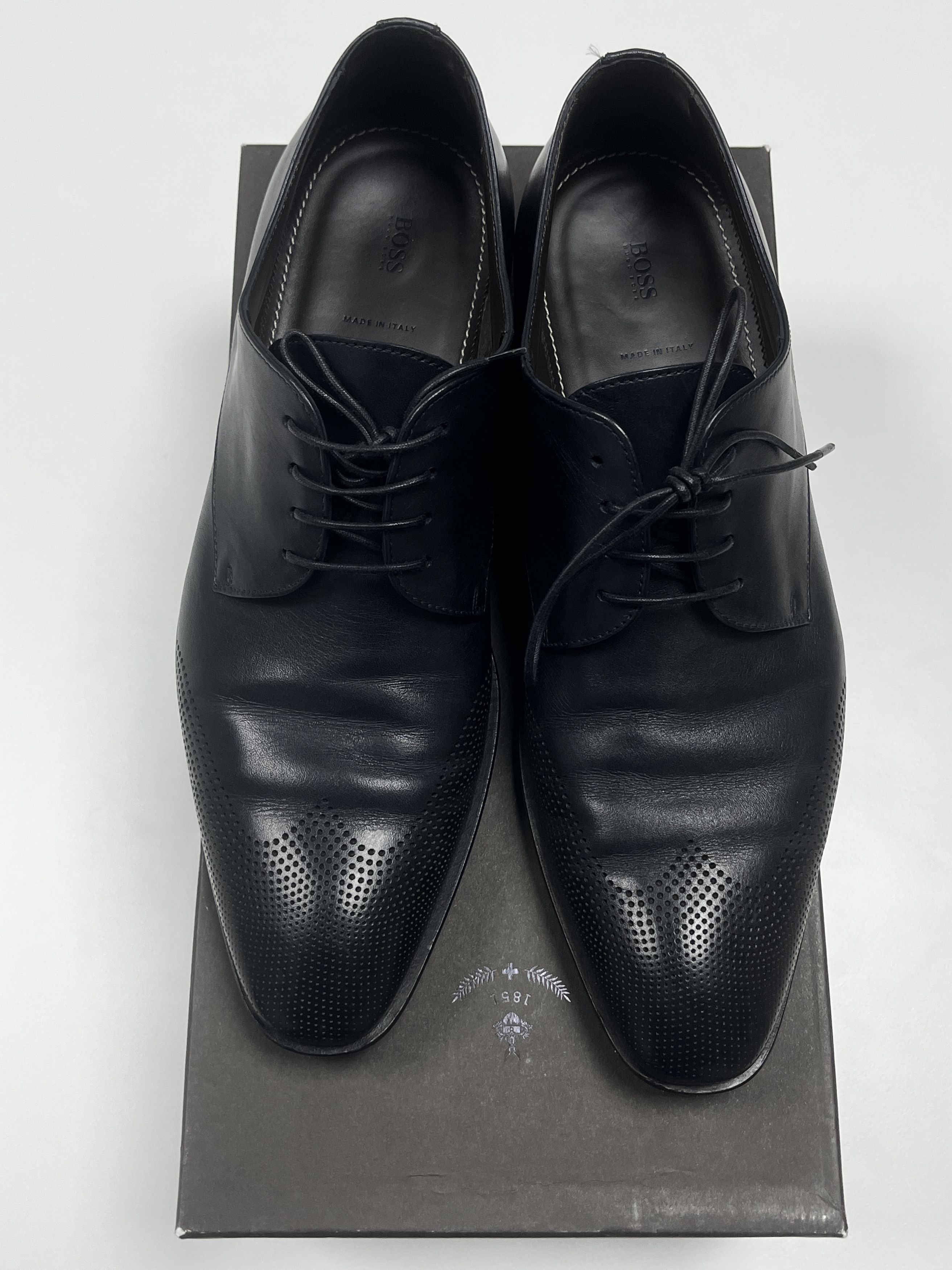Hugo Boss Hugo Boss Lace-Up Dress Shoes Navy UK6(like eu41) Size US 7 / EU 40 - 2 Thumbnail