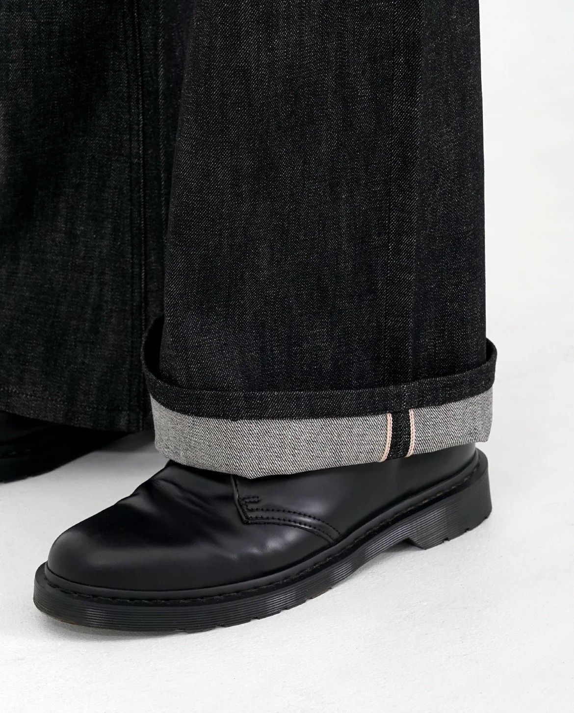 Other Menes Raw Salvaged Bootcut Denim Jeans - Black (SOLD OUT) Size US 36 / EU 52 - 5 Thumbnail