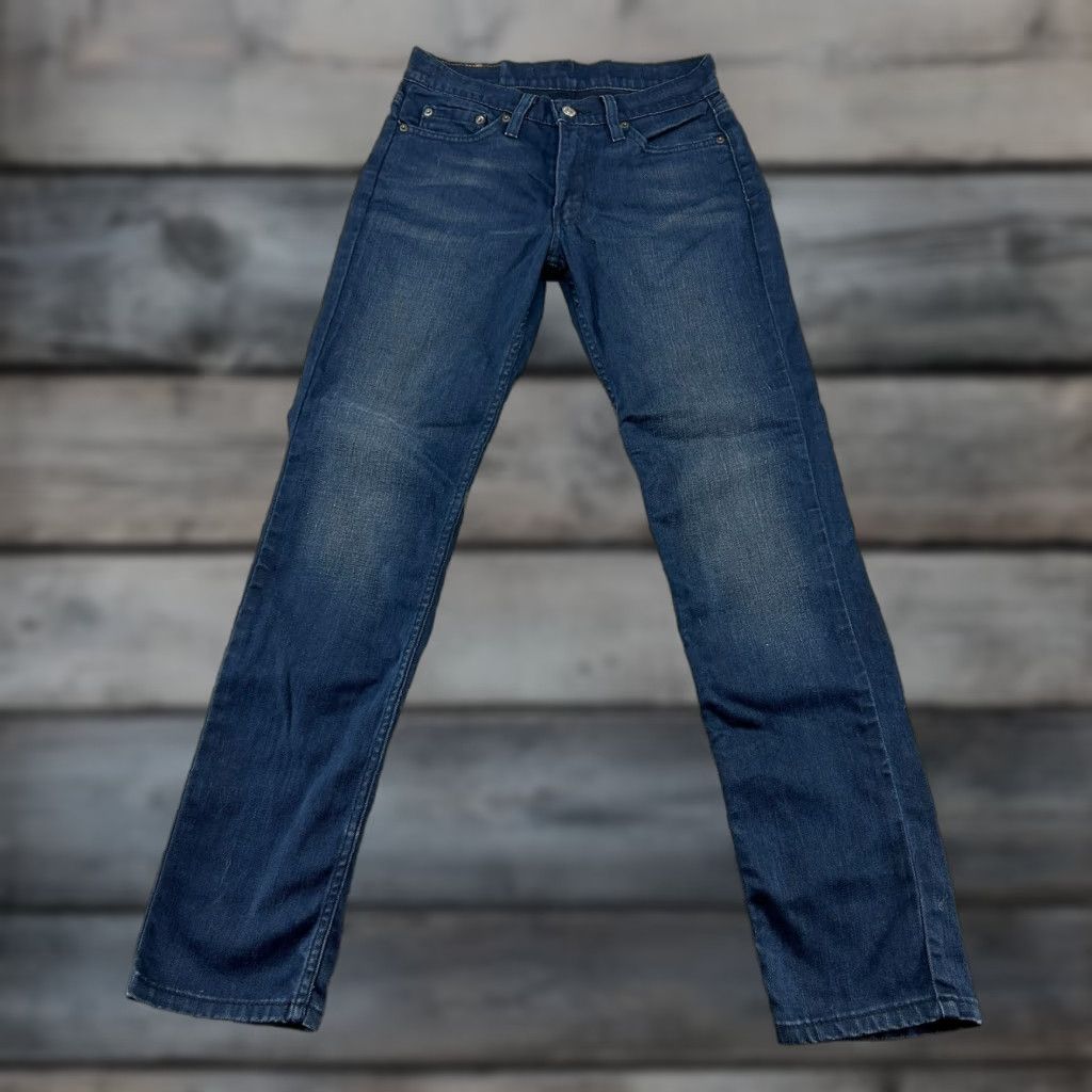 Levi's Levi's 511 Jeans Mens 29x32 Blue Skinny Leg Slim Fit Dark Wash Stretch Denim Size US 29 - 1 Thumbnail