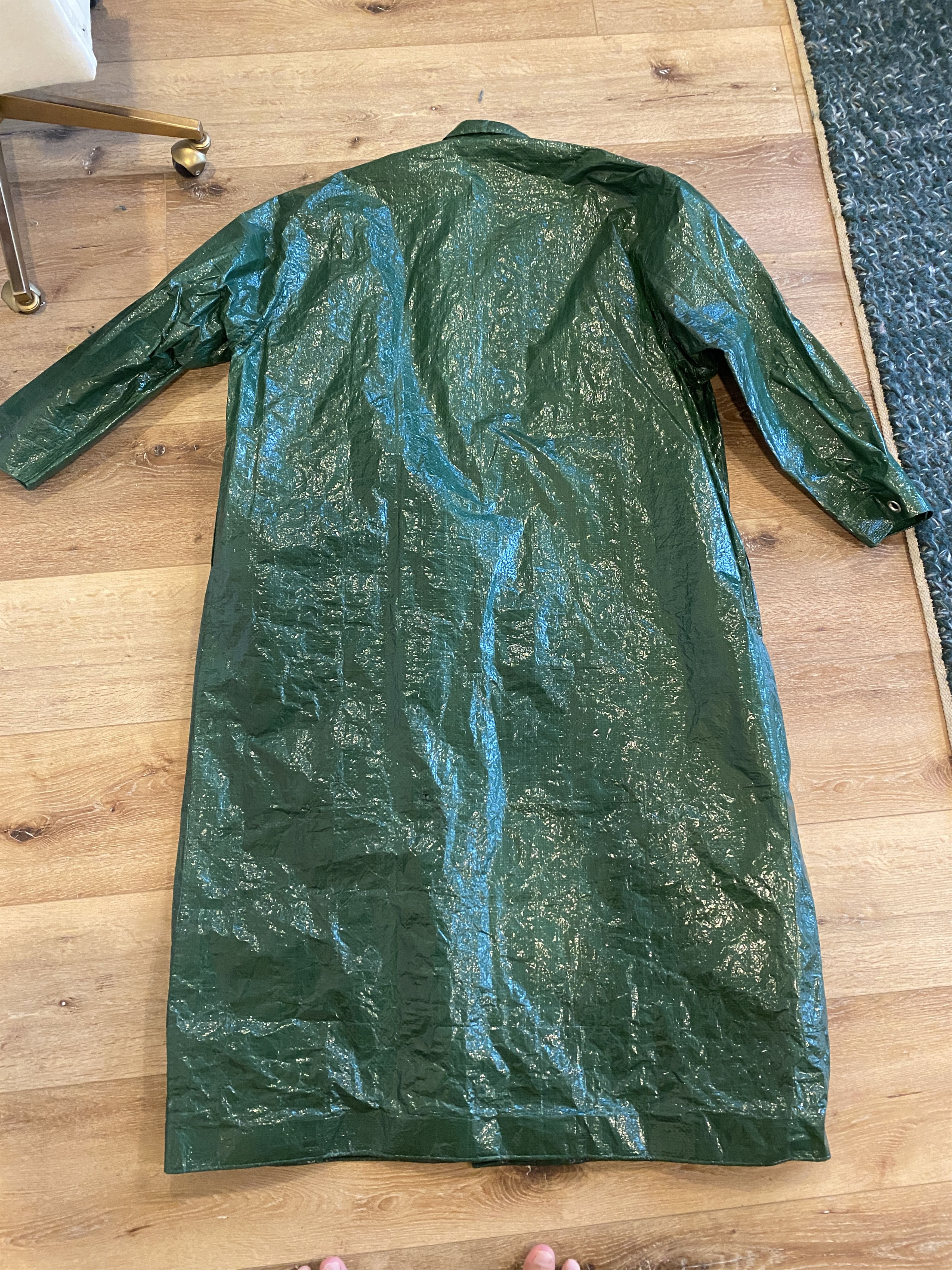 LUU DAN LUU DAN Green Tarp Trench Coat Size US L / EU 52-54 / 3 - 4 Thumbnail