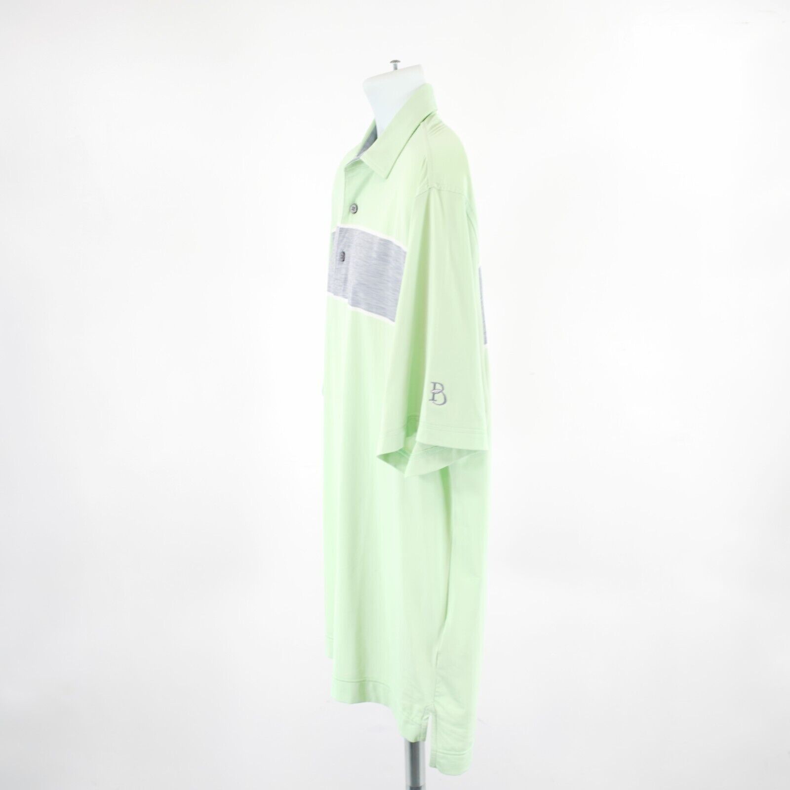 Footjoy FJ Large Footjoy Lime Green Gray Color Block Polo Shirt Shor Size US L / EU 52-54 / 3 - 5 Thumbnail