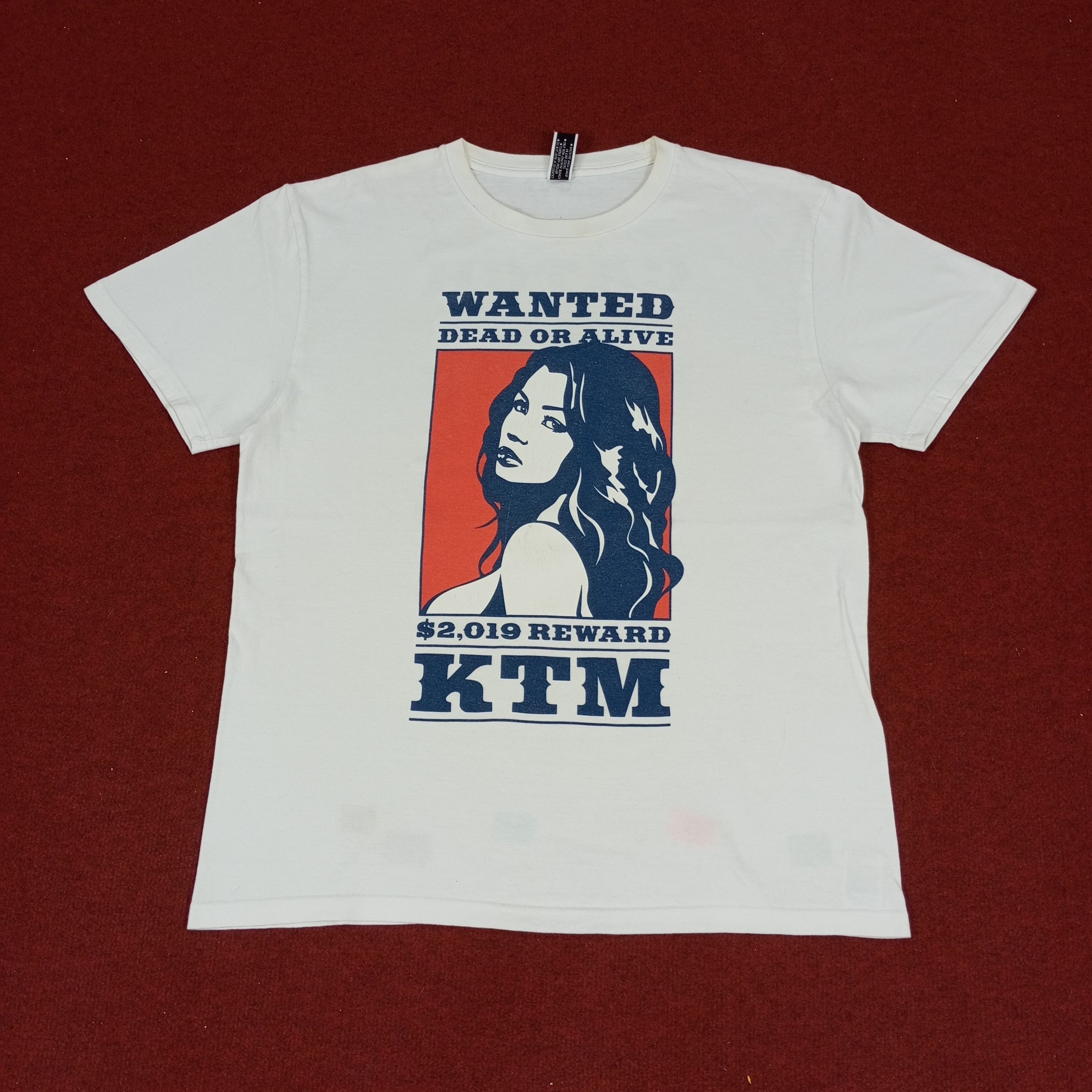 Band Tees × Vintage KTM Catch Me If You Can White Tshirt Size US L / EU 52-54 / 3 - 1 Thumbnail